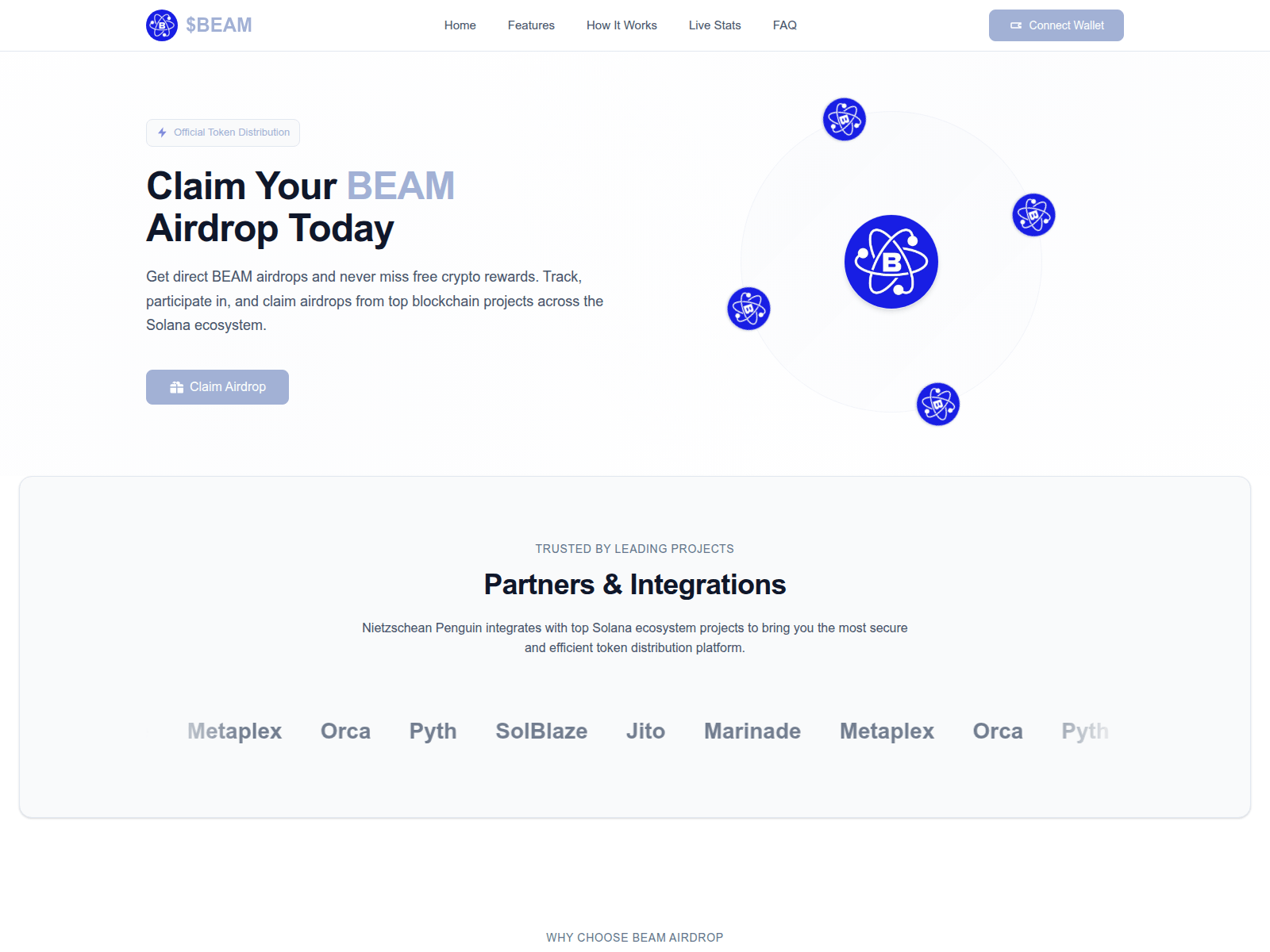 Screenshot of beam-sol.com