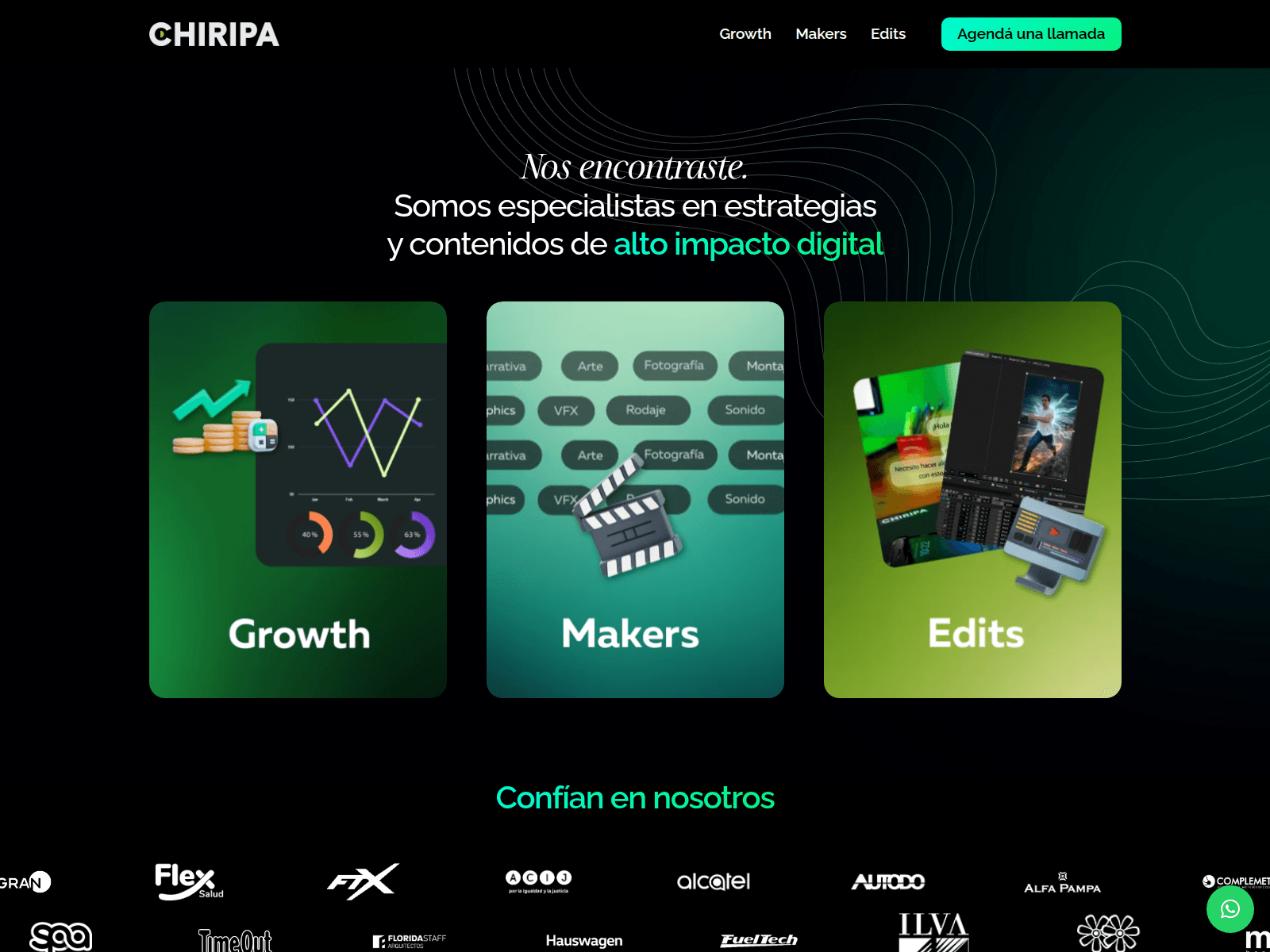Screenshot of chiripaagencyarg.com