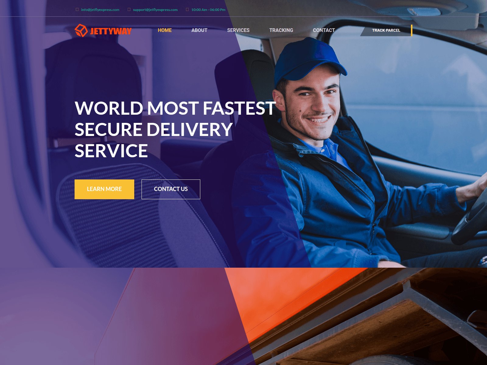 Screenshot of jetflyexpress.com
