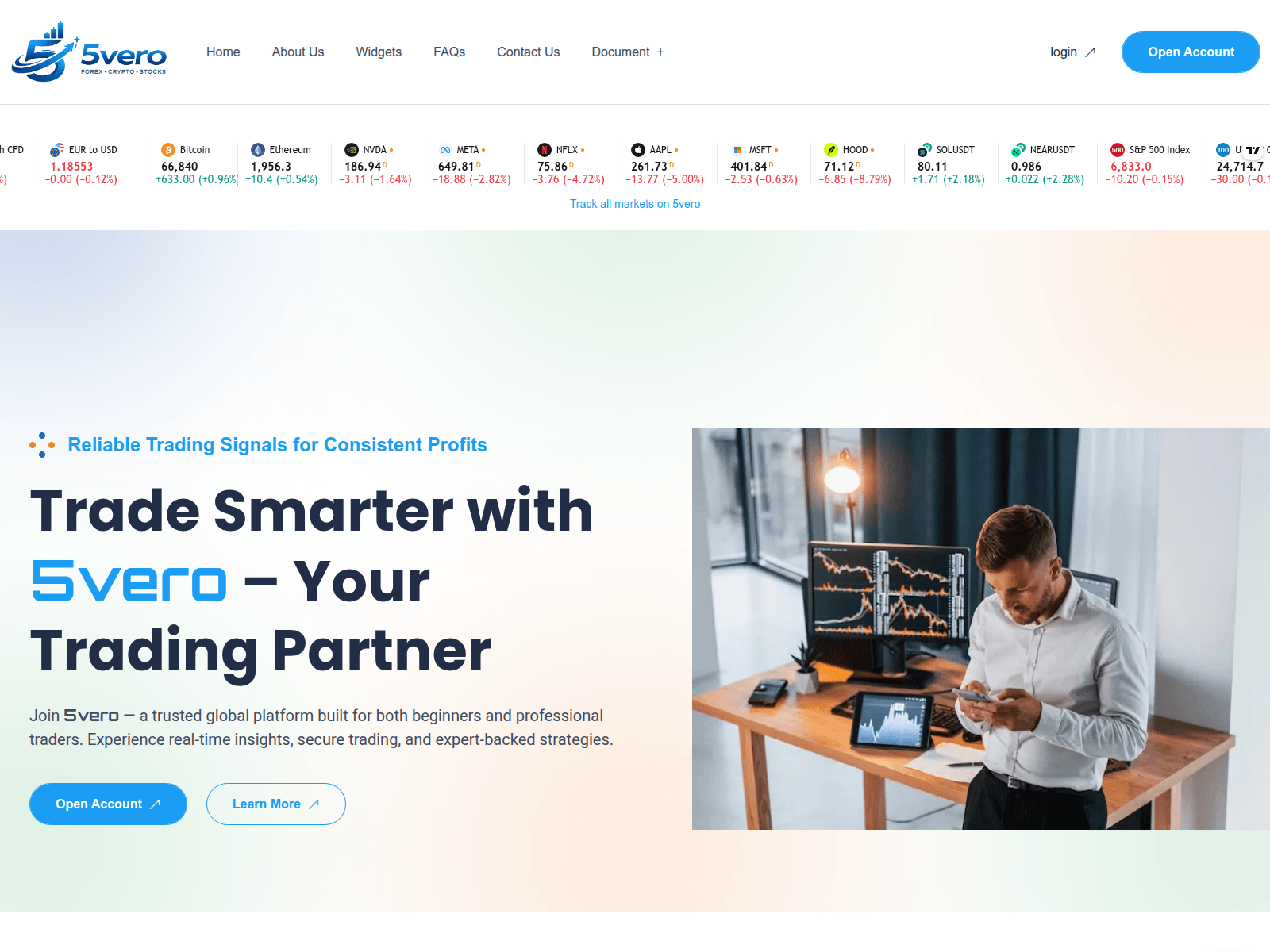 Screenshot of 5vero.com