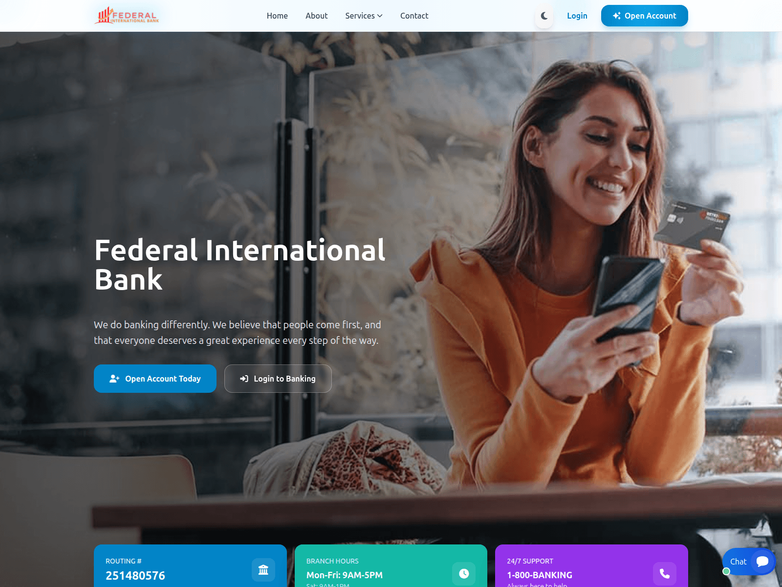 Screenshot of federinternab.com