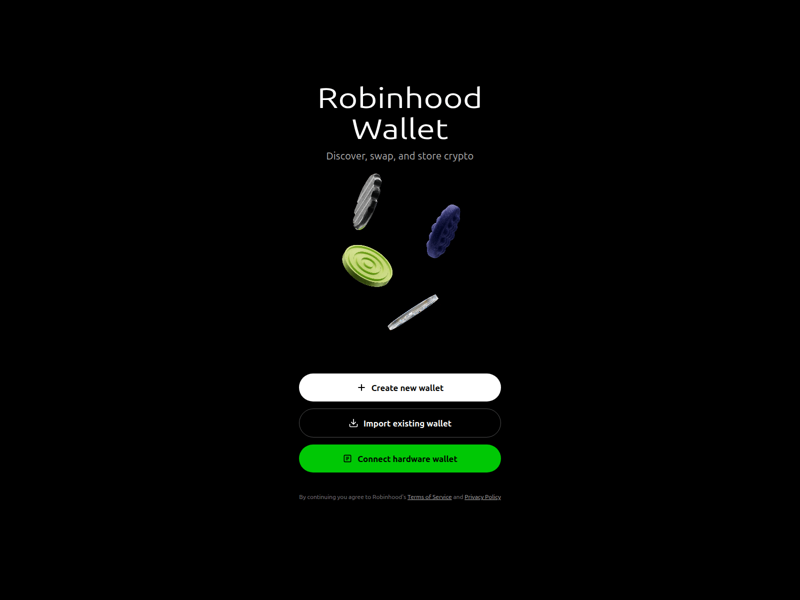 Screenshot of robinhoodwallethelp.com