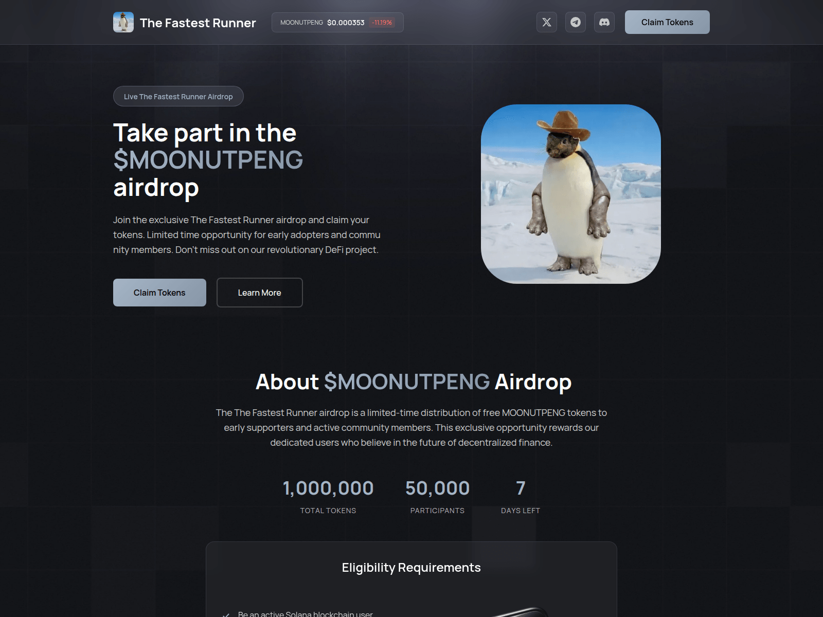 Screenshot of event-moonutpeng.fun