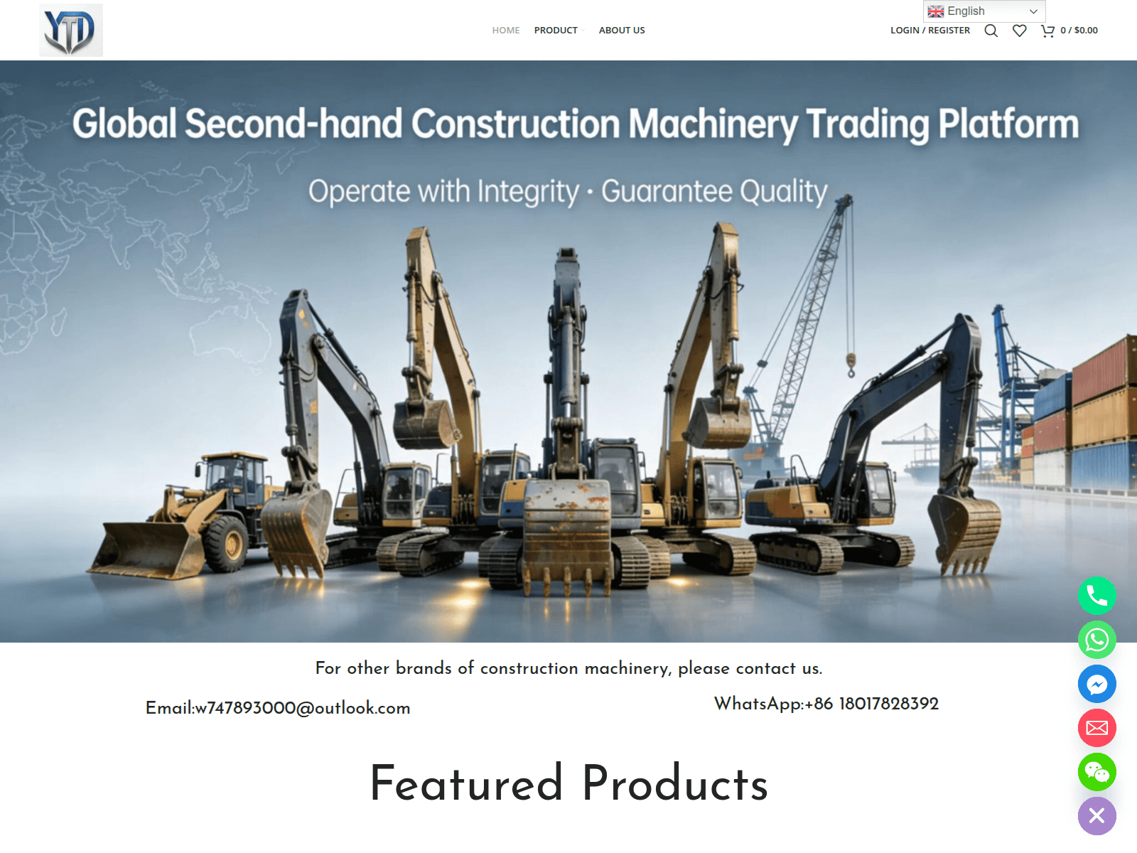 Screenshot of ytdexcavator.com