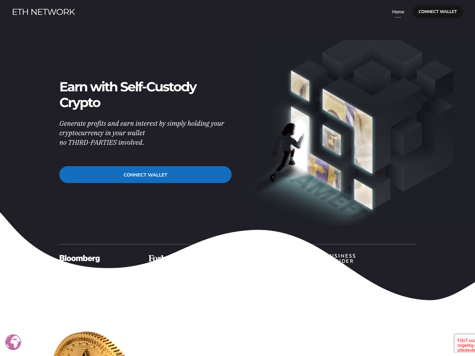 Screenshot of evm-tokenchains.com
