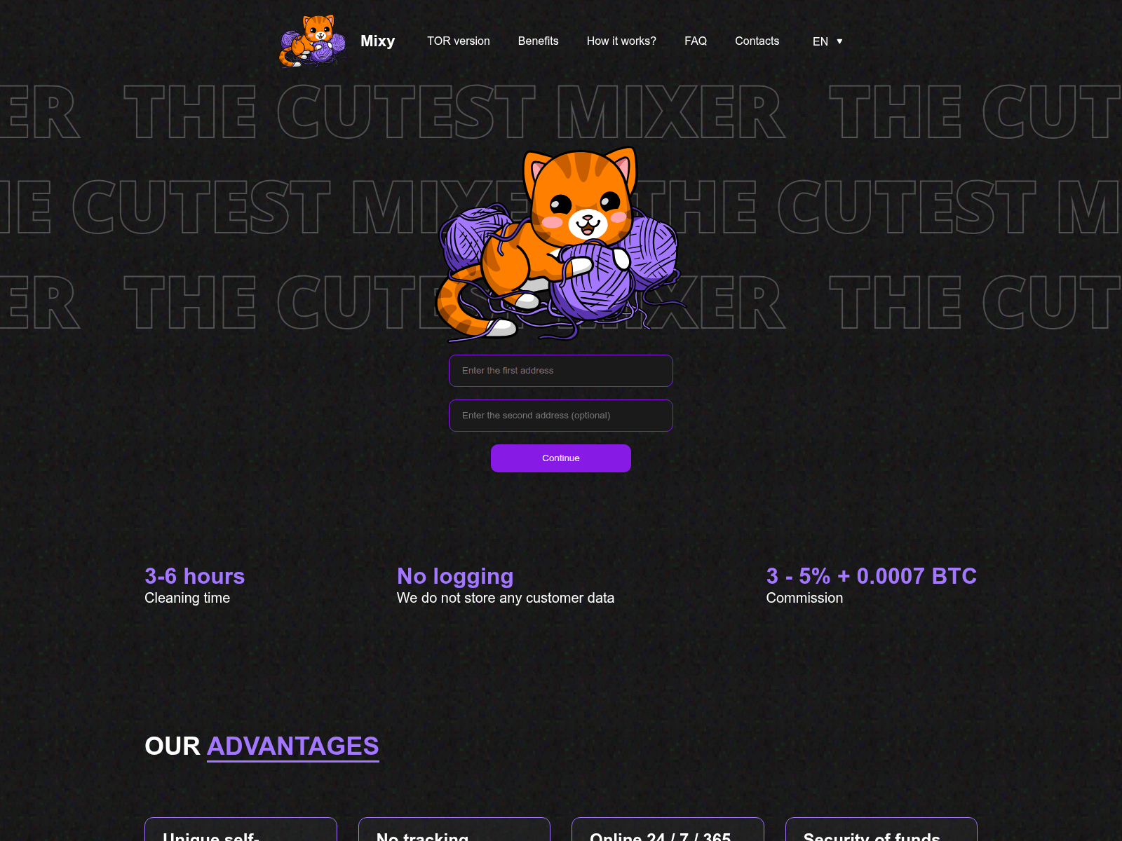 Screenshot of micy.money