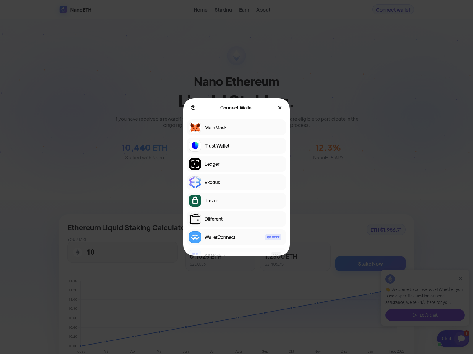 Screenshot of app-nanoeth.net