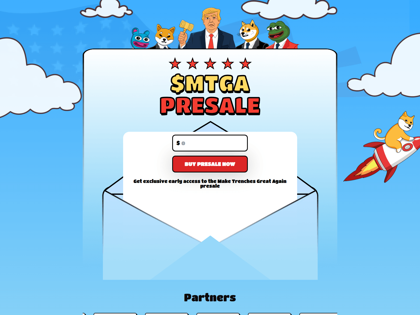 Screenshot of maketrenchesgreat.xyz