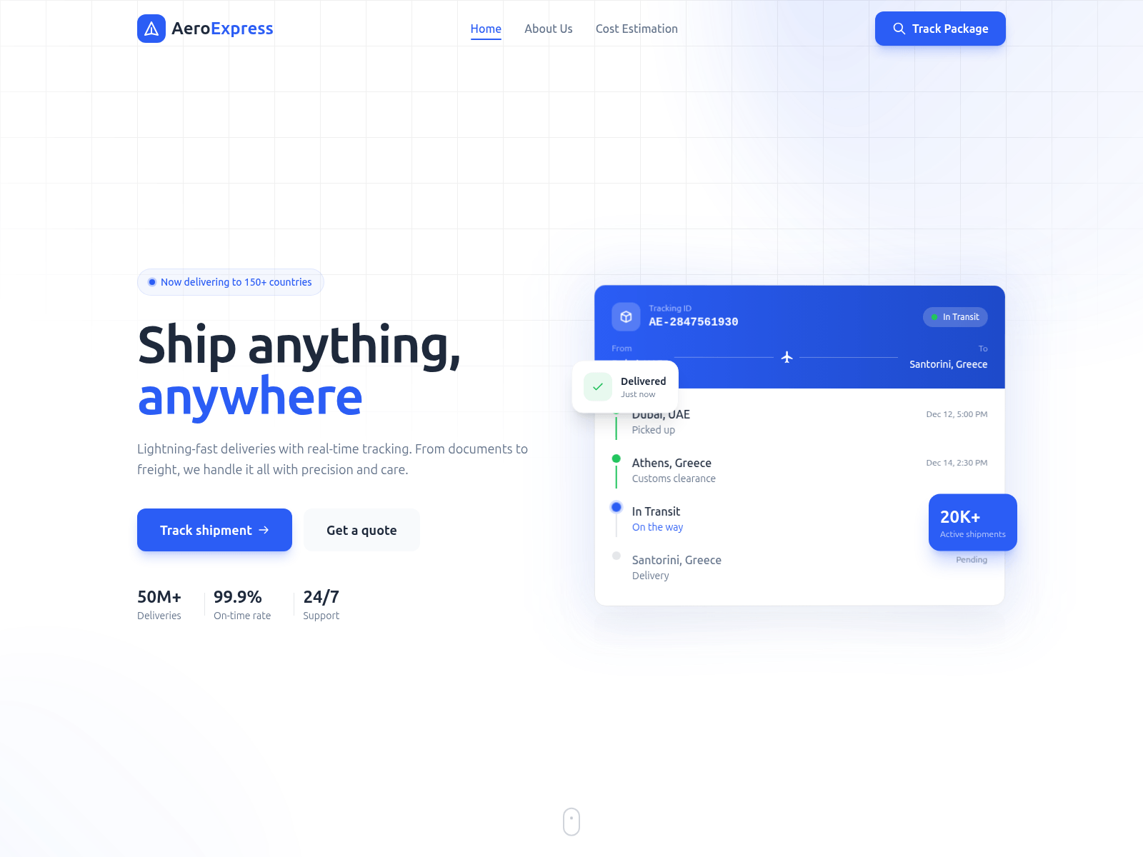 Screenshot of grandcargo.net