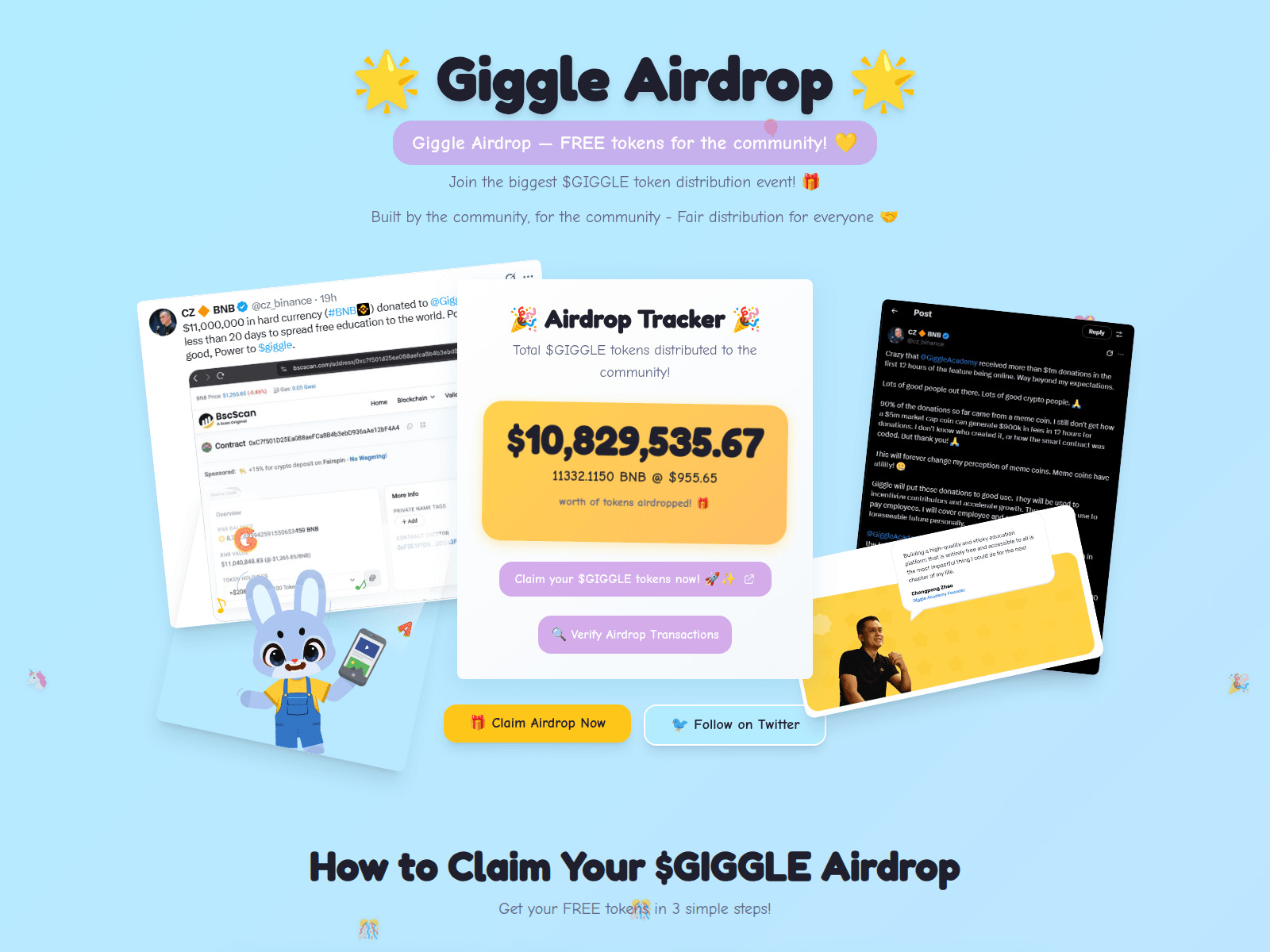 Screenshot of giggletoken.net