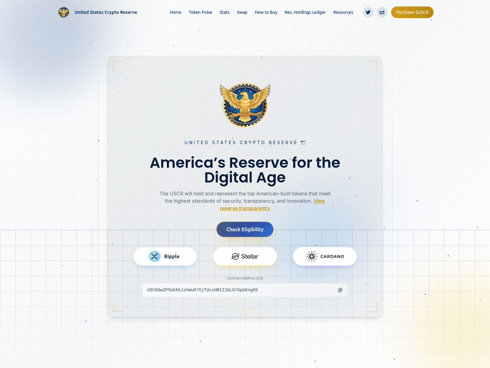 Screenshot of uscrsgov.net