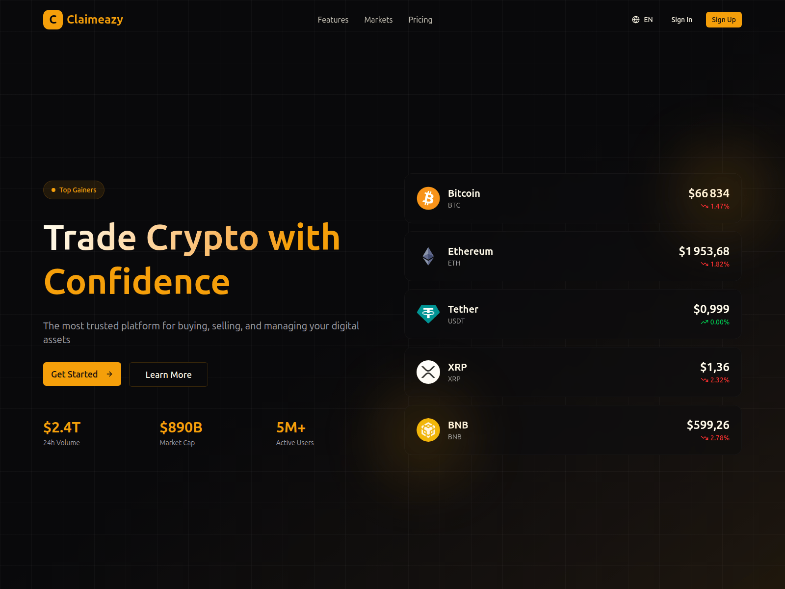 Screenshot of claimeazy.net