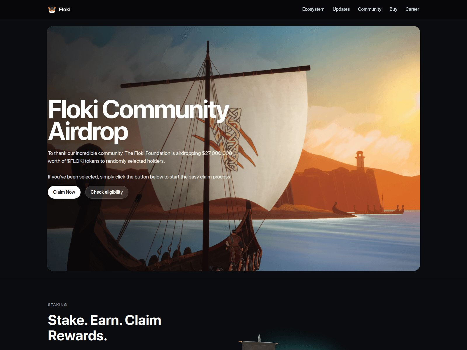 Screenshot of get-floki.org