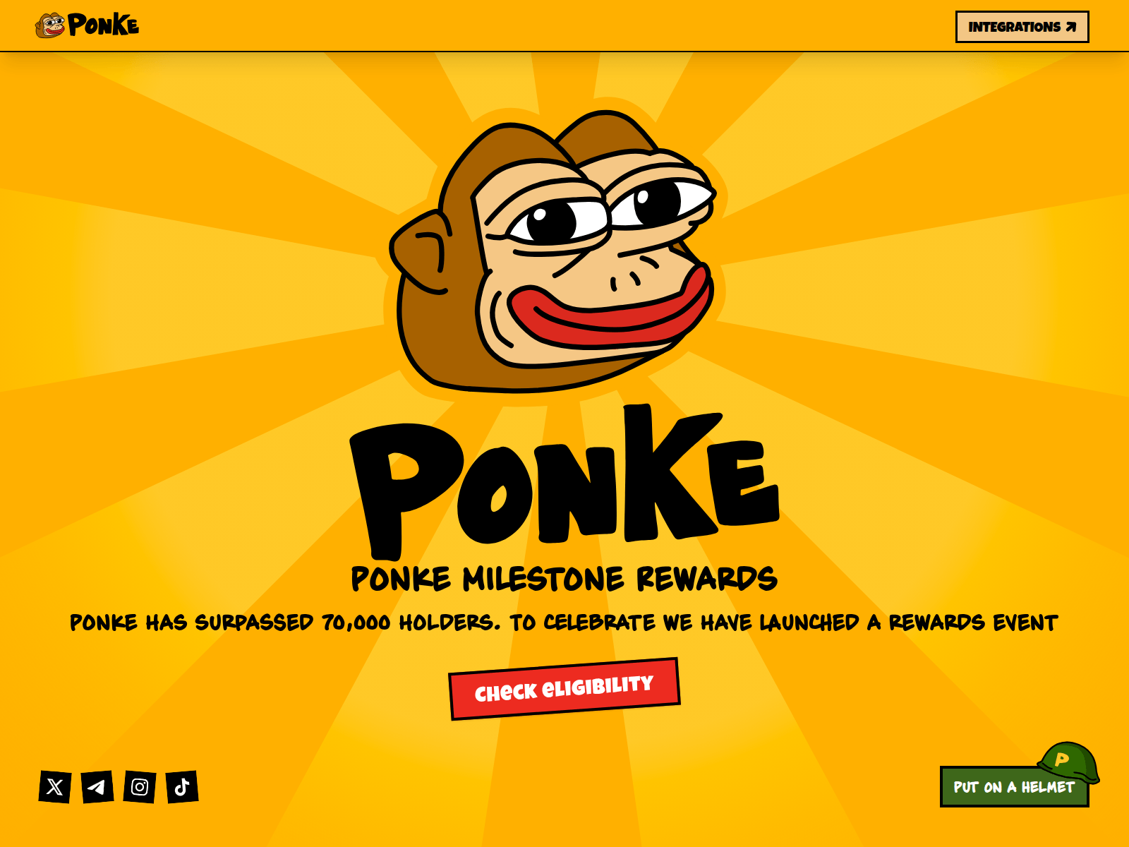 Screenshot of register-ponkehq.xyz