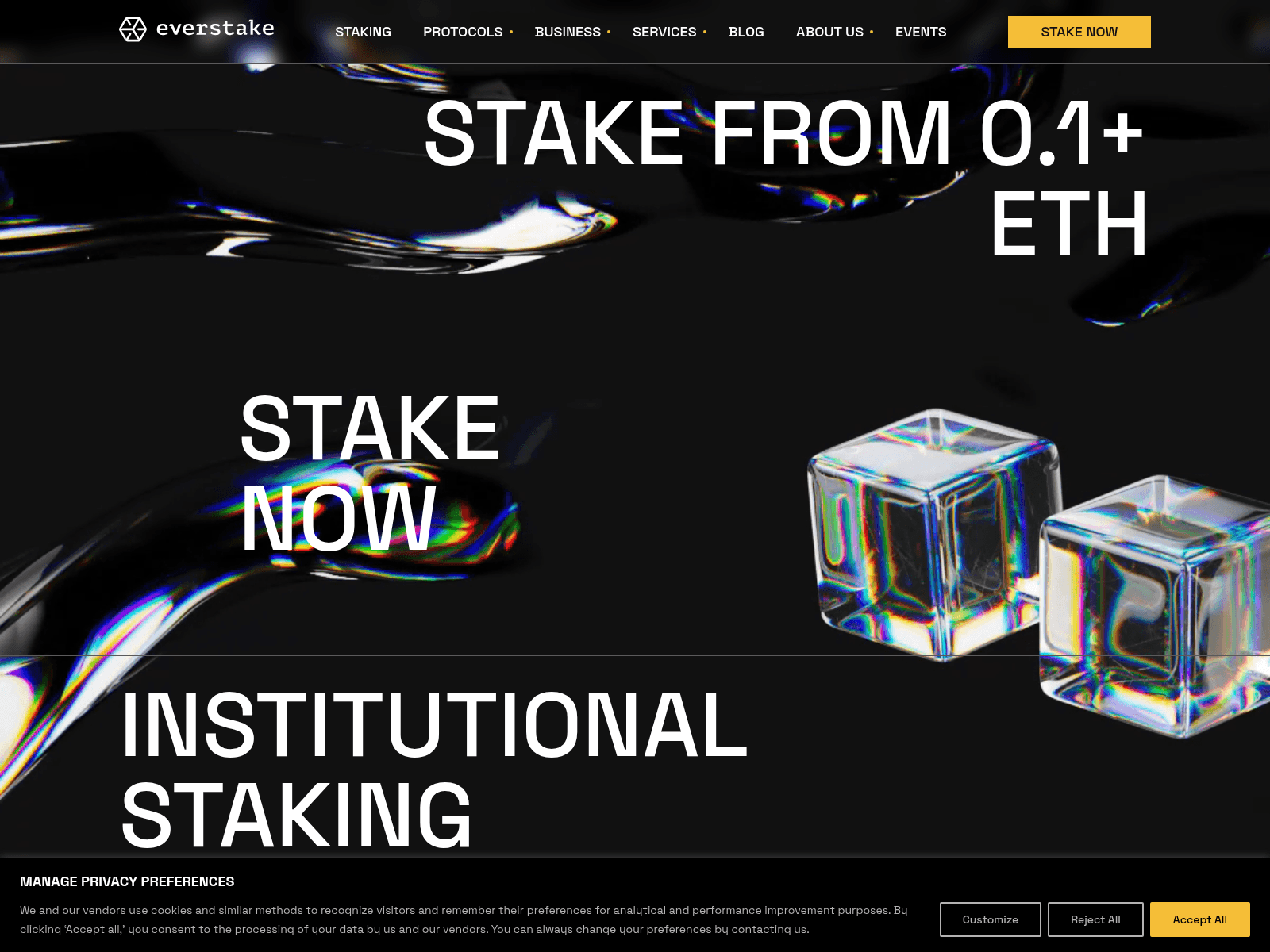 Screenshot of everstake.app