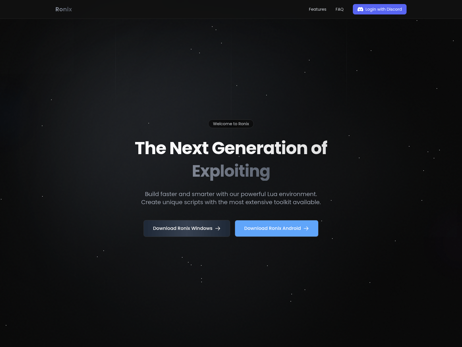 Screenshot of ronix.app