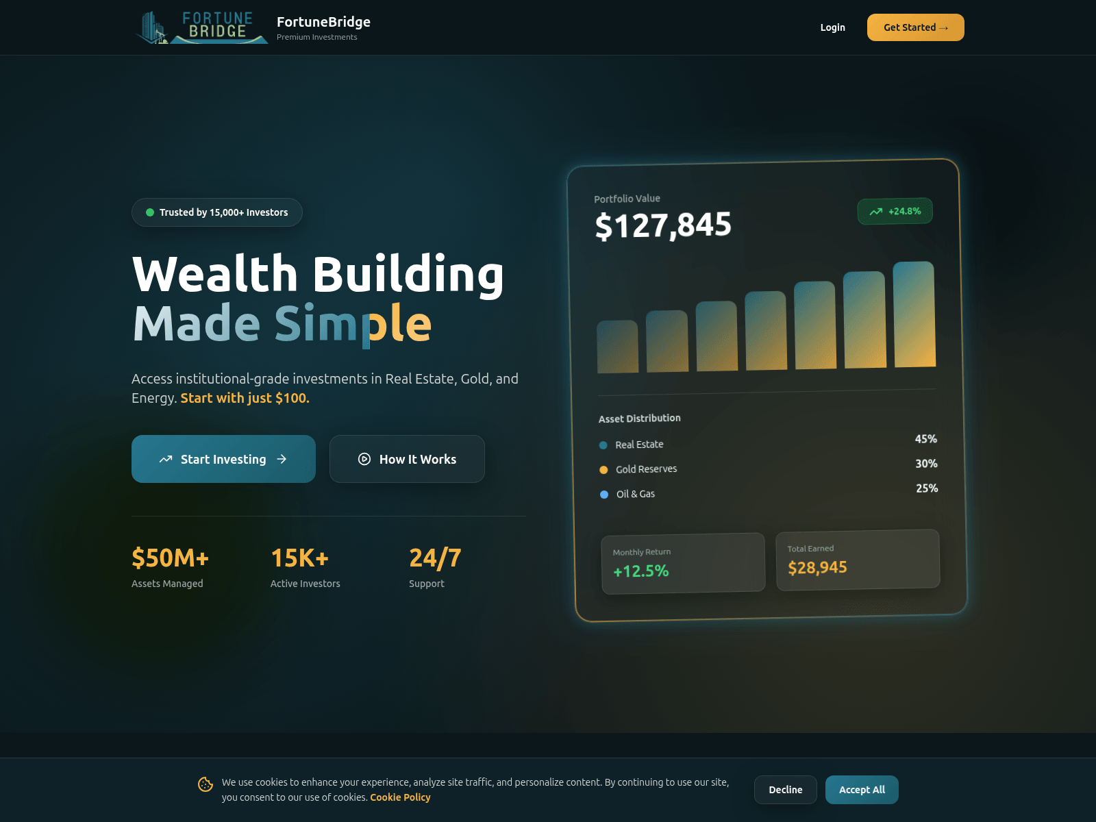 Screenshot of fortunebridge.pro