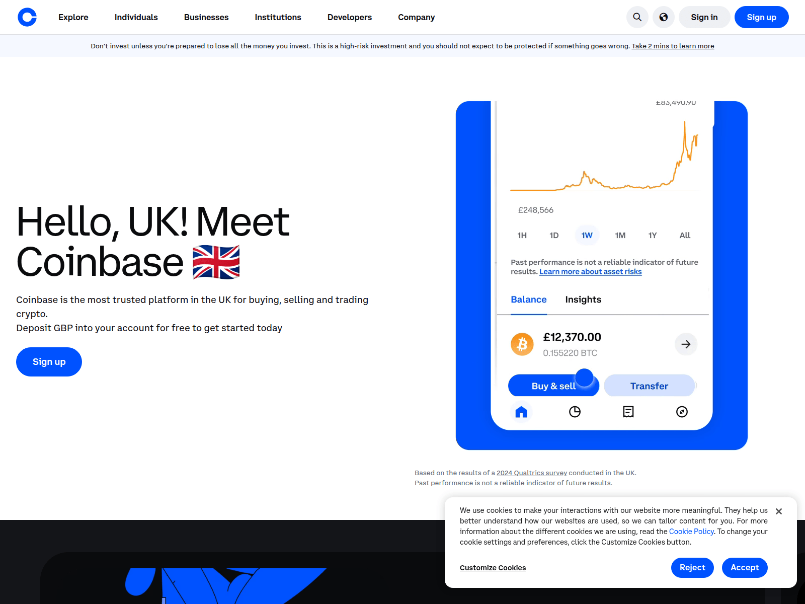 Screenshot of 773124coinbase.com