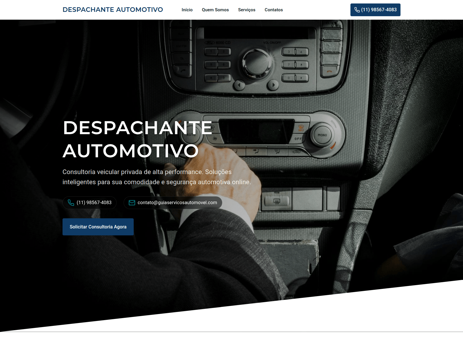 Screenshot of guiaservicosautomovel.com