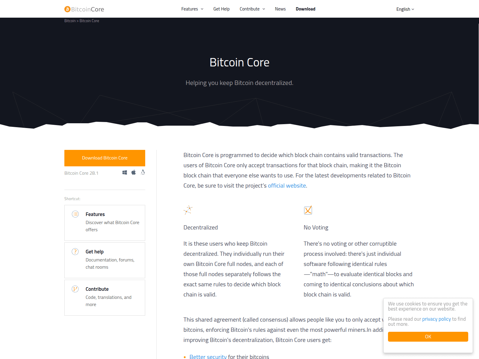 Screenshot of xn--bitconcore-d8a.app
