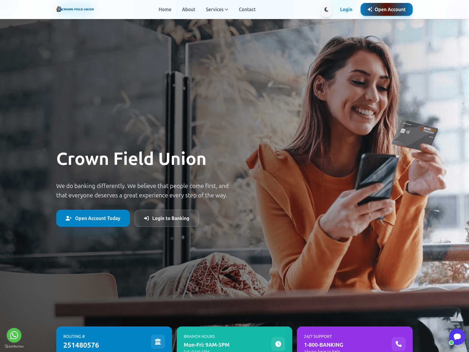 Screenshot of crownfieldunion.com