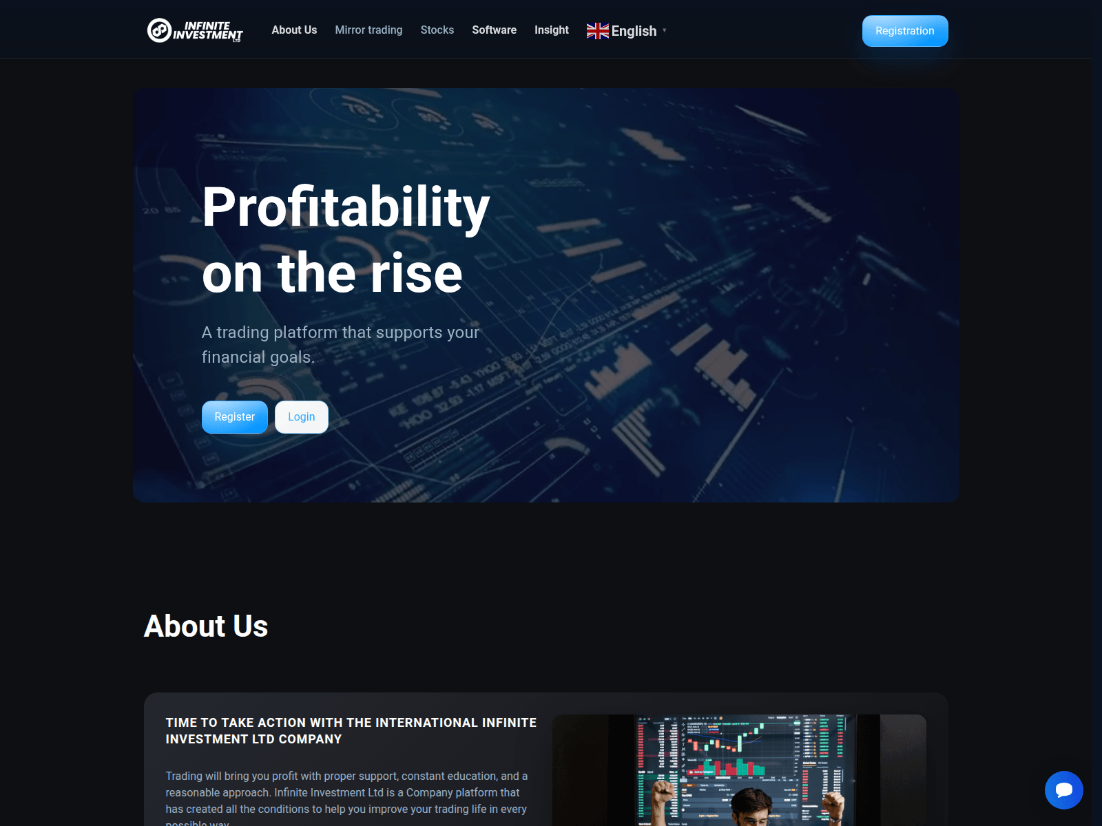 Screenshot of infiniteinvestmentltd.com