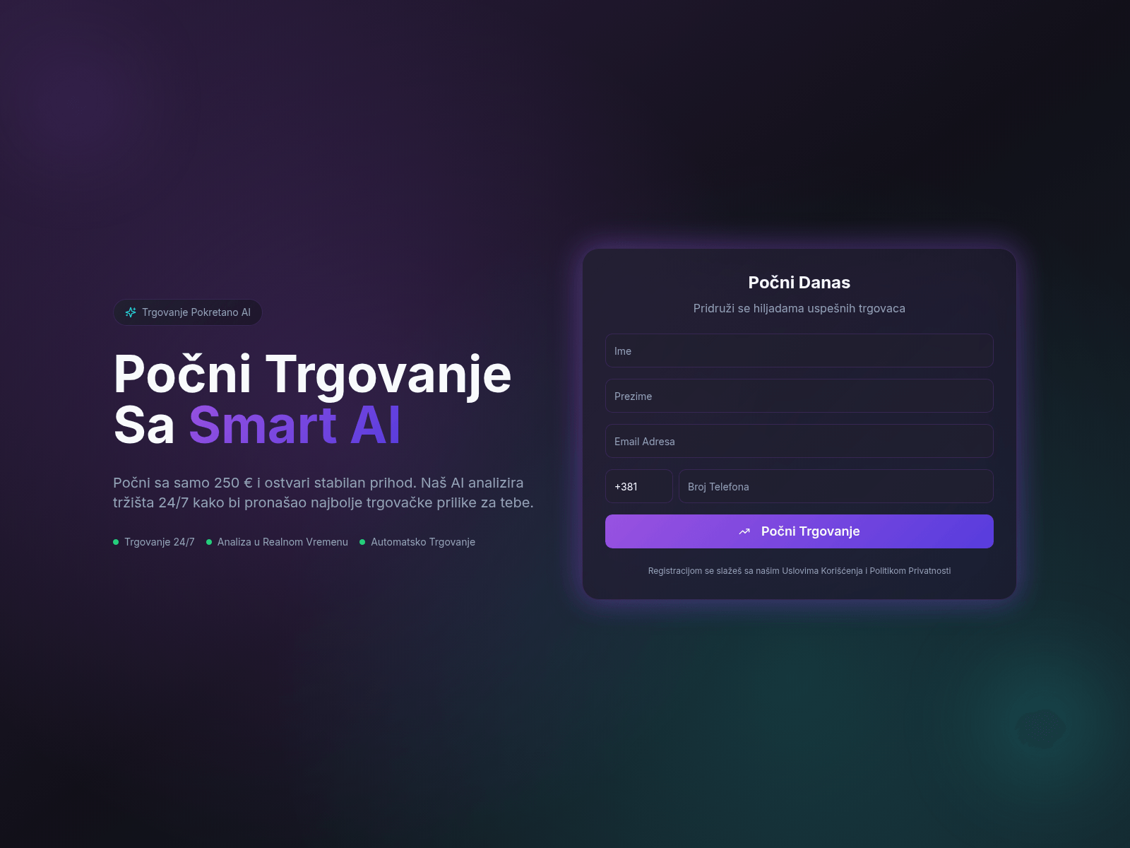 Screenshot of srsmartai.com