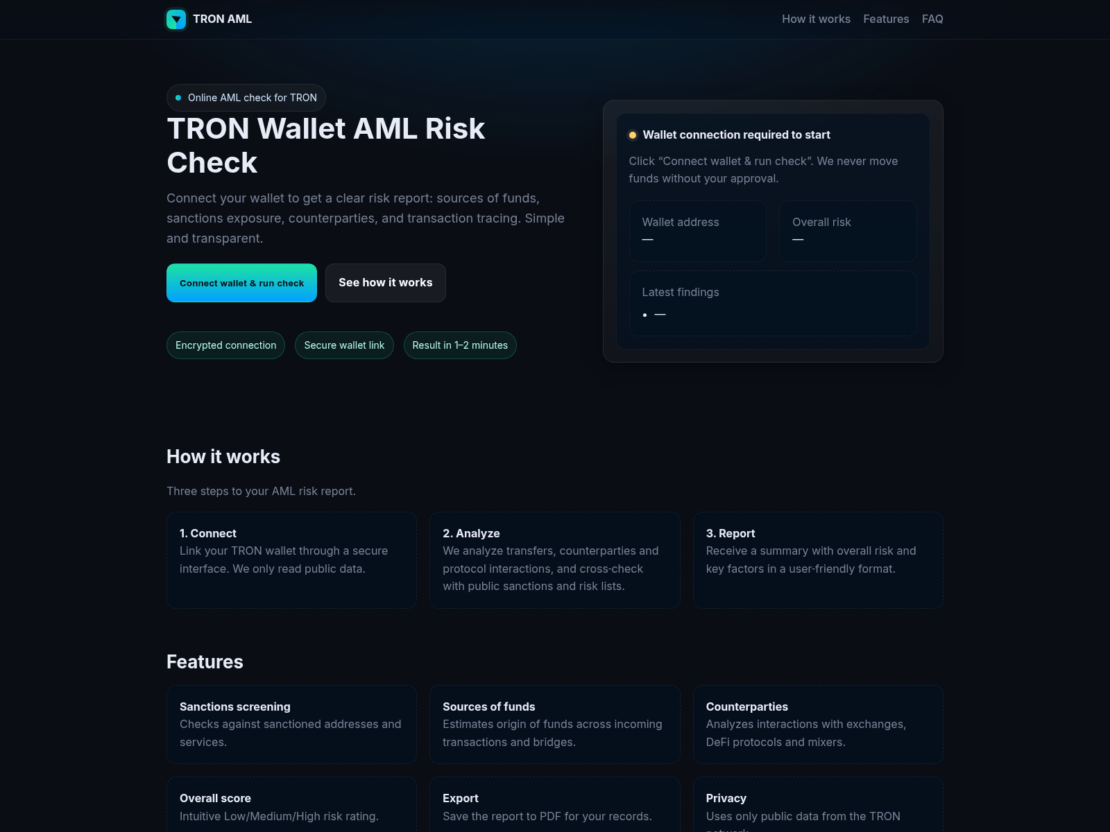Screenshot of aml-check.best