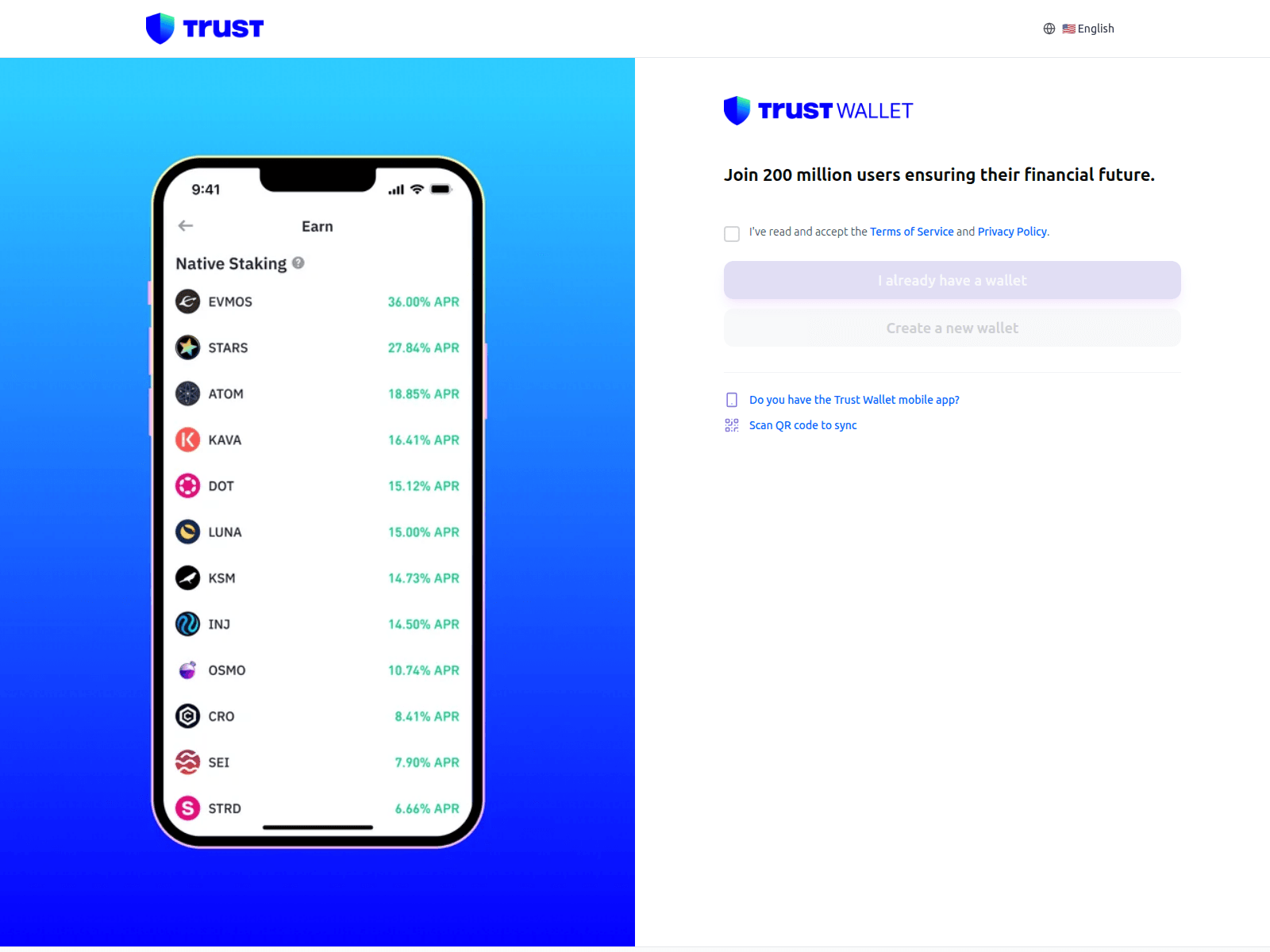 Screenshot of app-trust.com