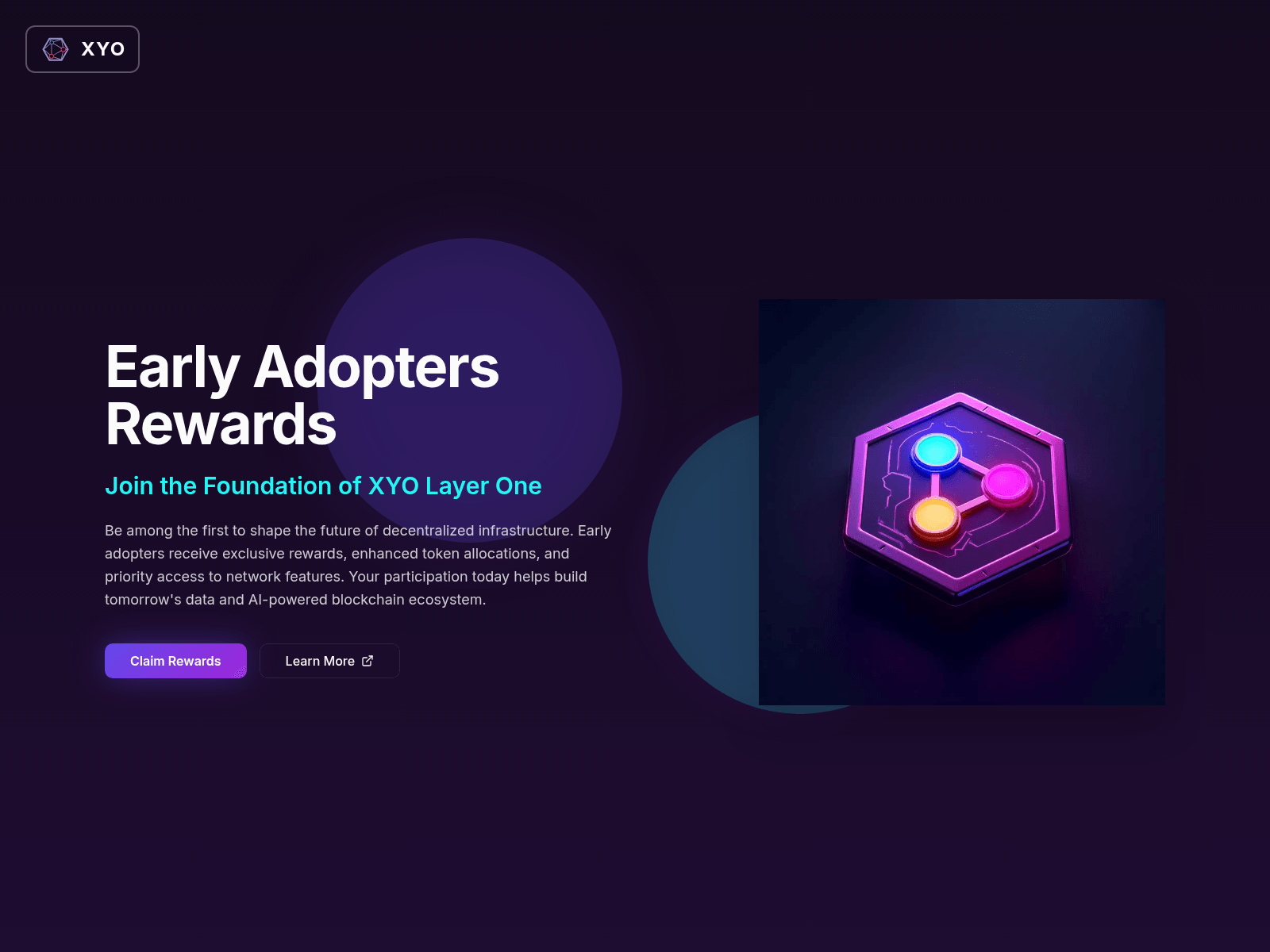 Screenshot of xyo-rewards.network
