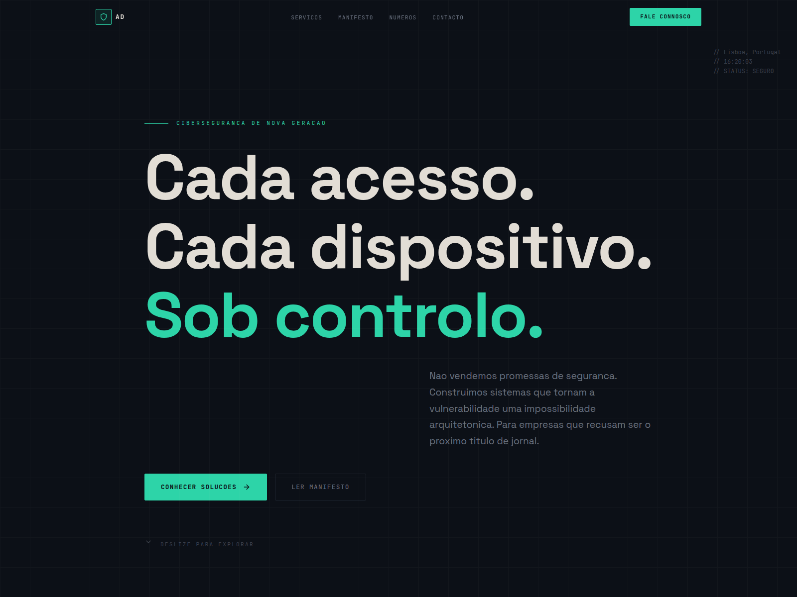 Screenshot of acessodispositivo.com