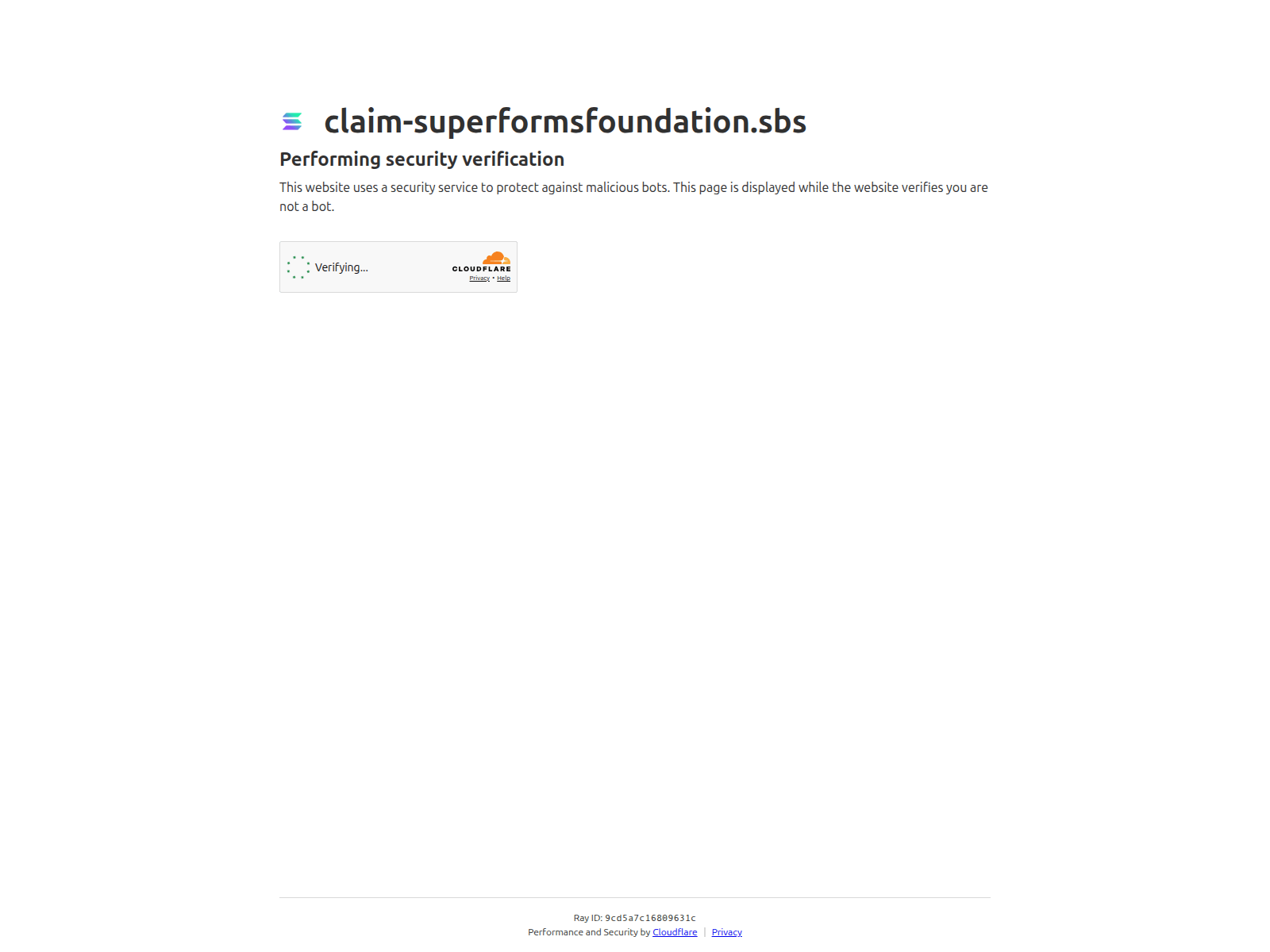Screenshot of claim-superformsfoundation.sbs