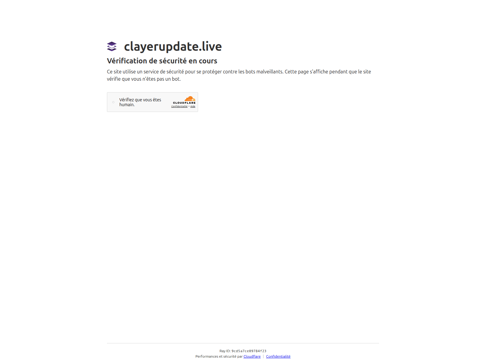 Screenshot of clayerupdate.live