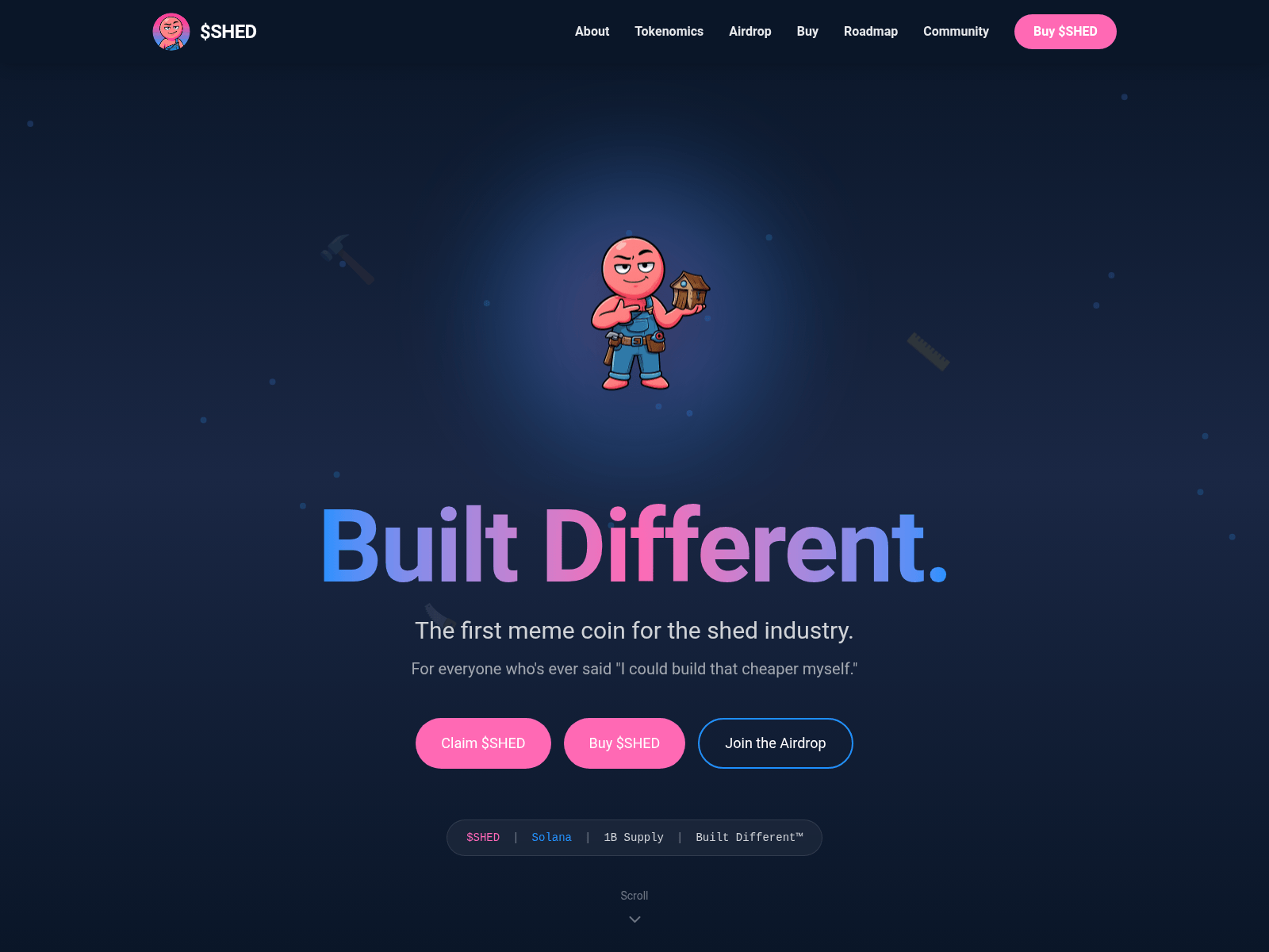 Screenshot of getshedcoin.info
