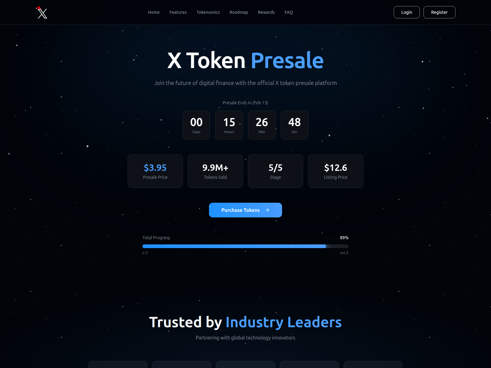 Screenshot of xtoken-invest.com