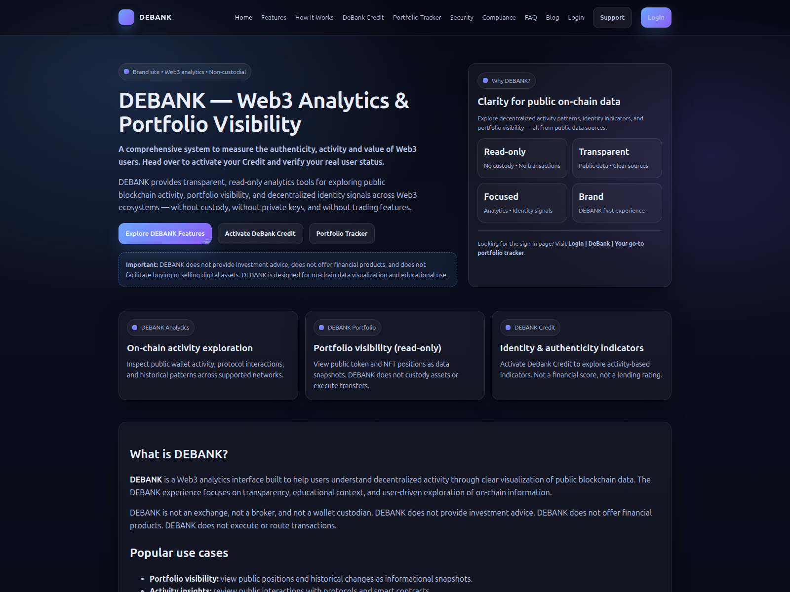 Screenshot of dbankportfolio.com