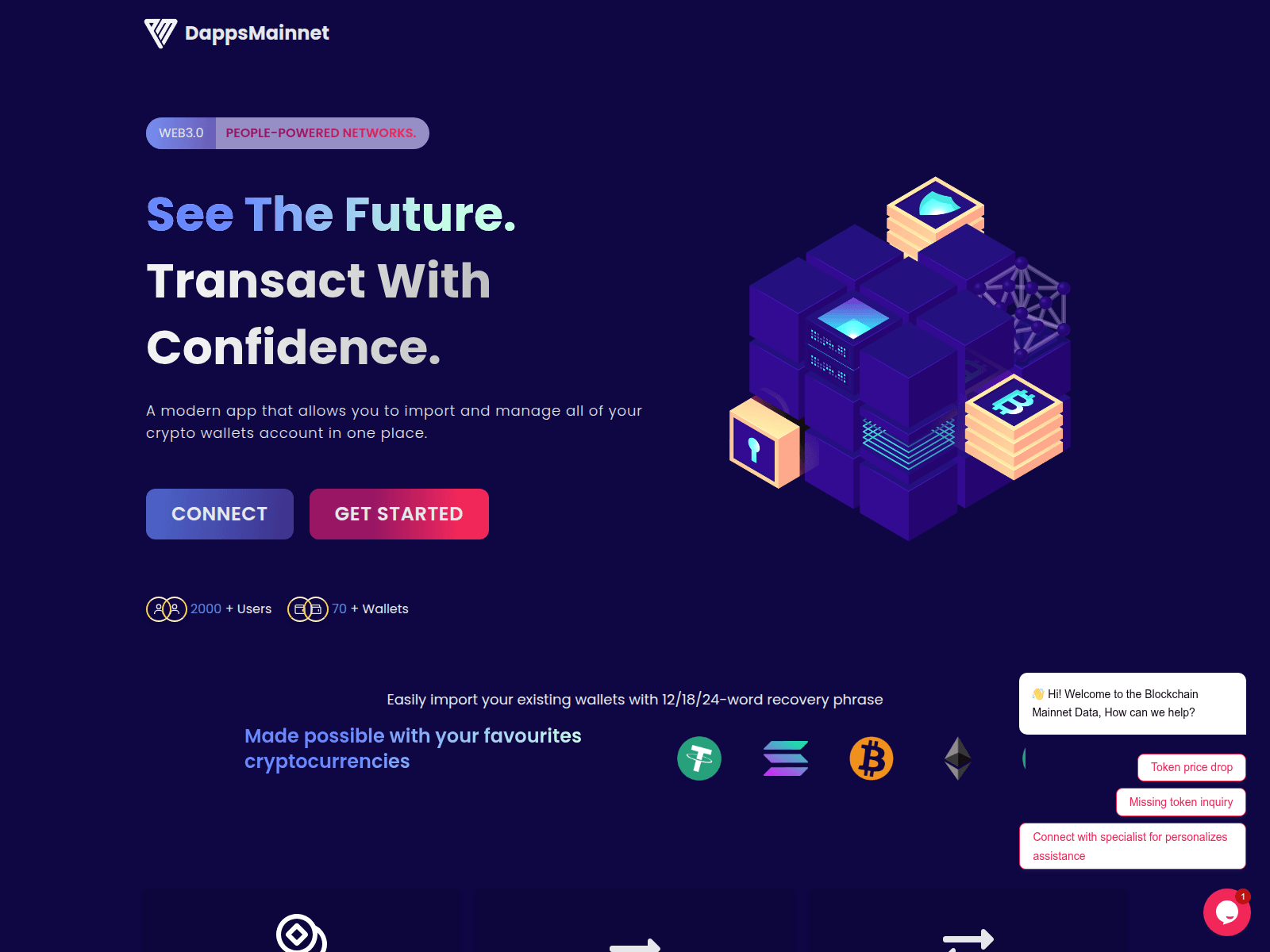 Screenshot of dapp3.app