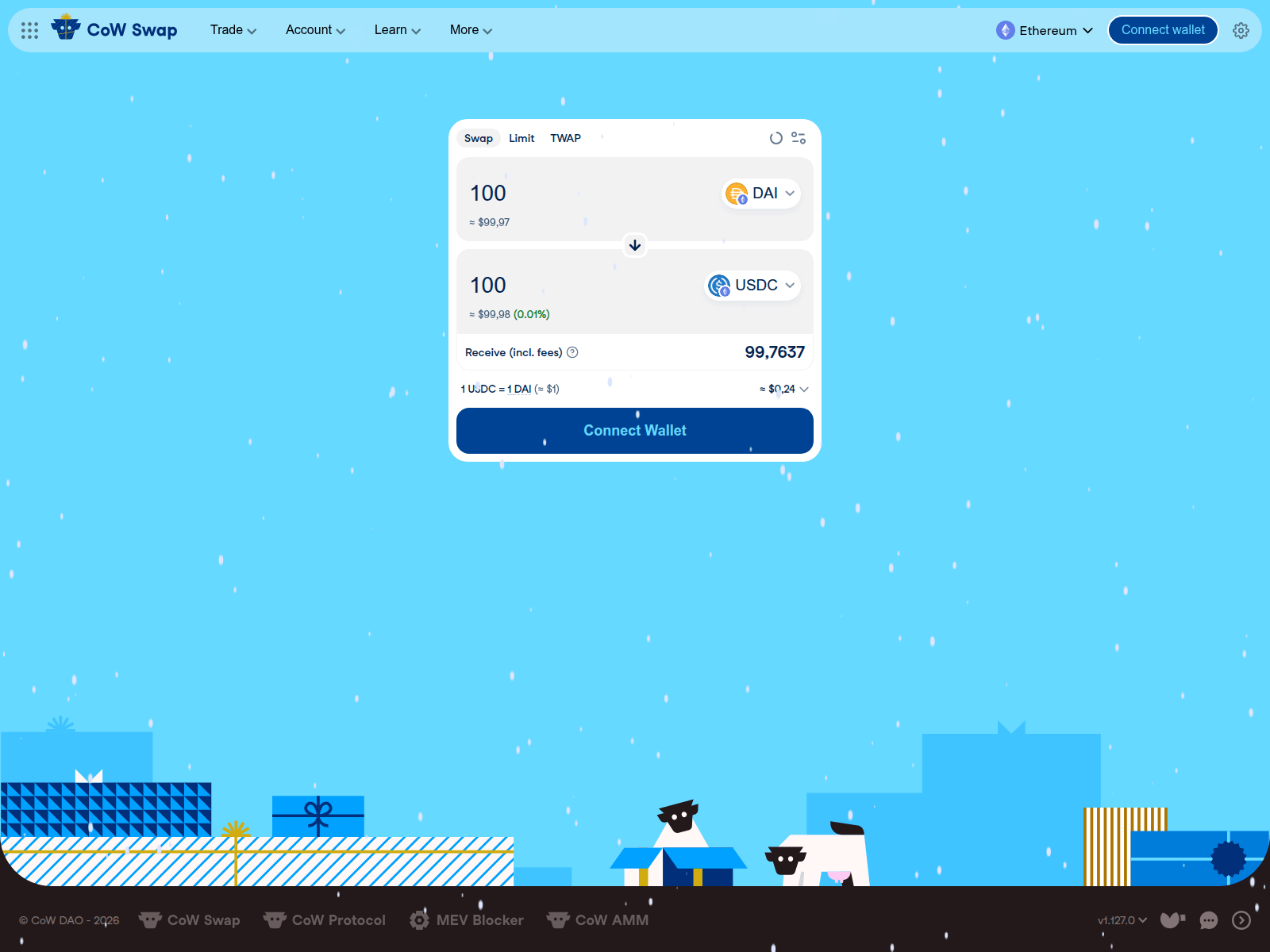 Screenshot of app.cowsawp.top/en?utm_source=bing_original_site=successfully&utm_source=bing&utm_medium=cpc&utm_term=trading_p
