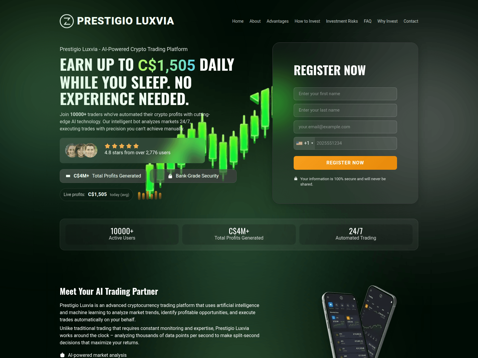 Screenshot of prestigioluxvia-pro.com