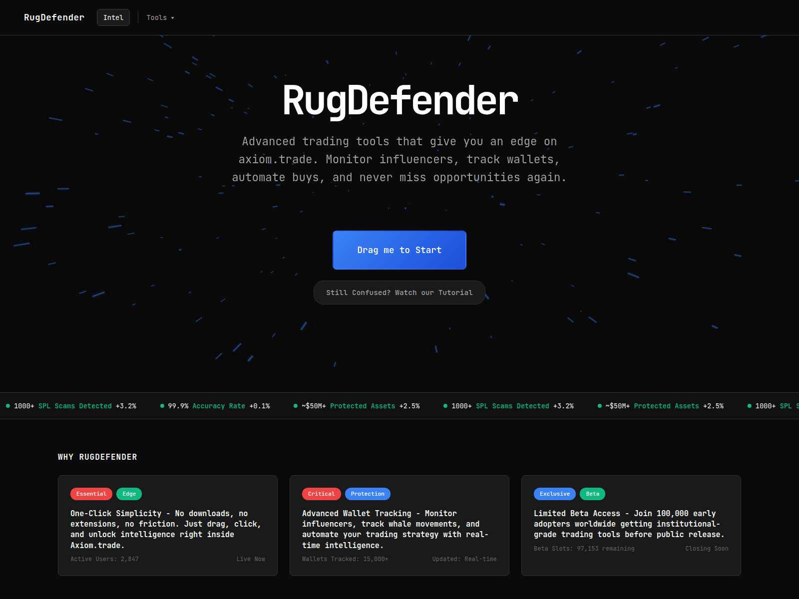 Screenshot of defender.services