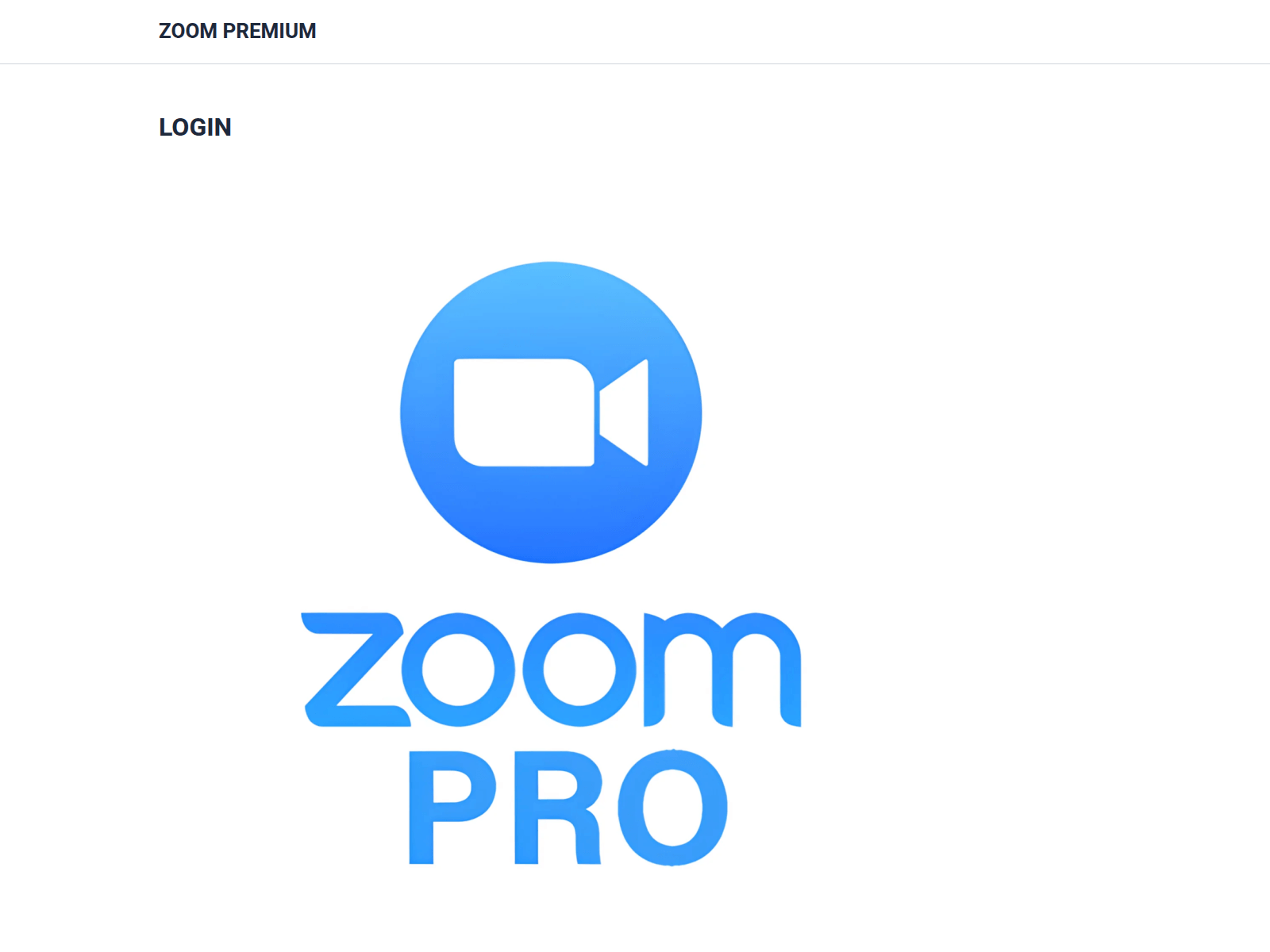 Screenshot of zoompremiumid.online