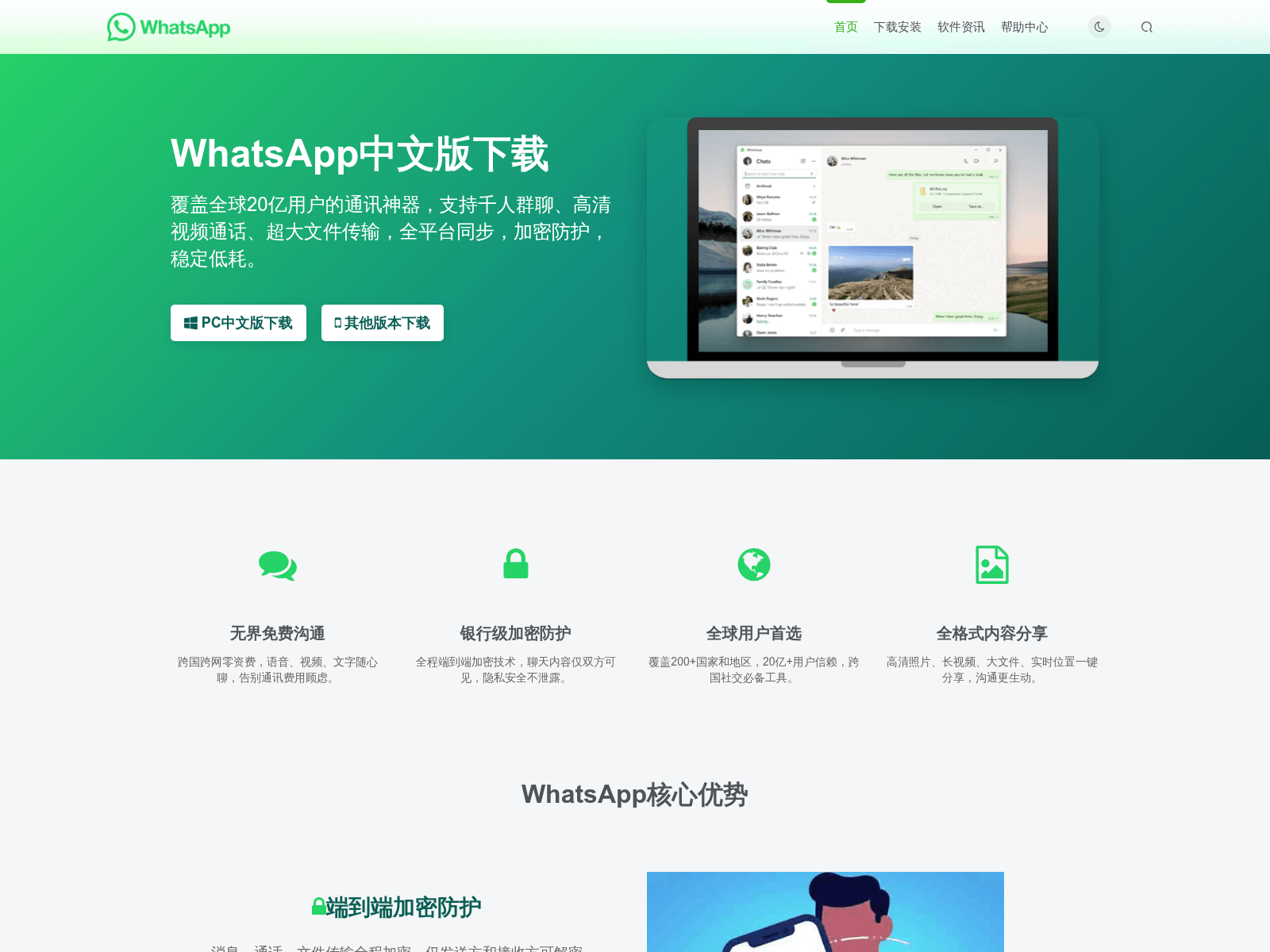 Screenshot of whastappa.cn