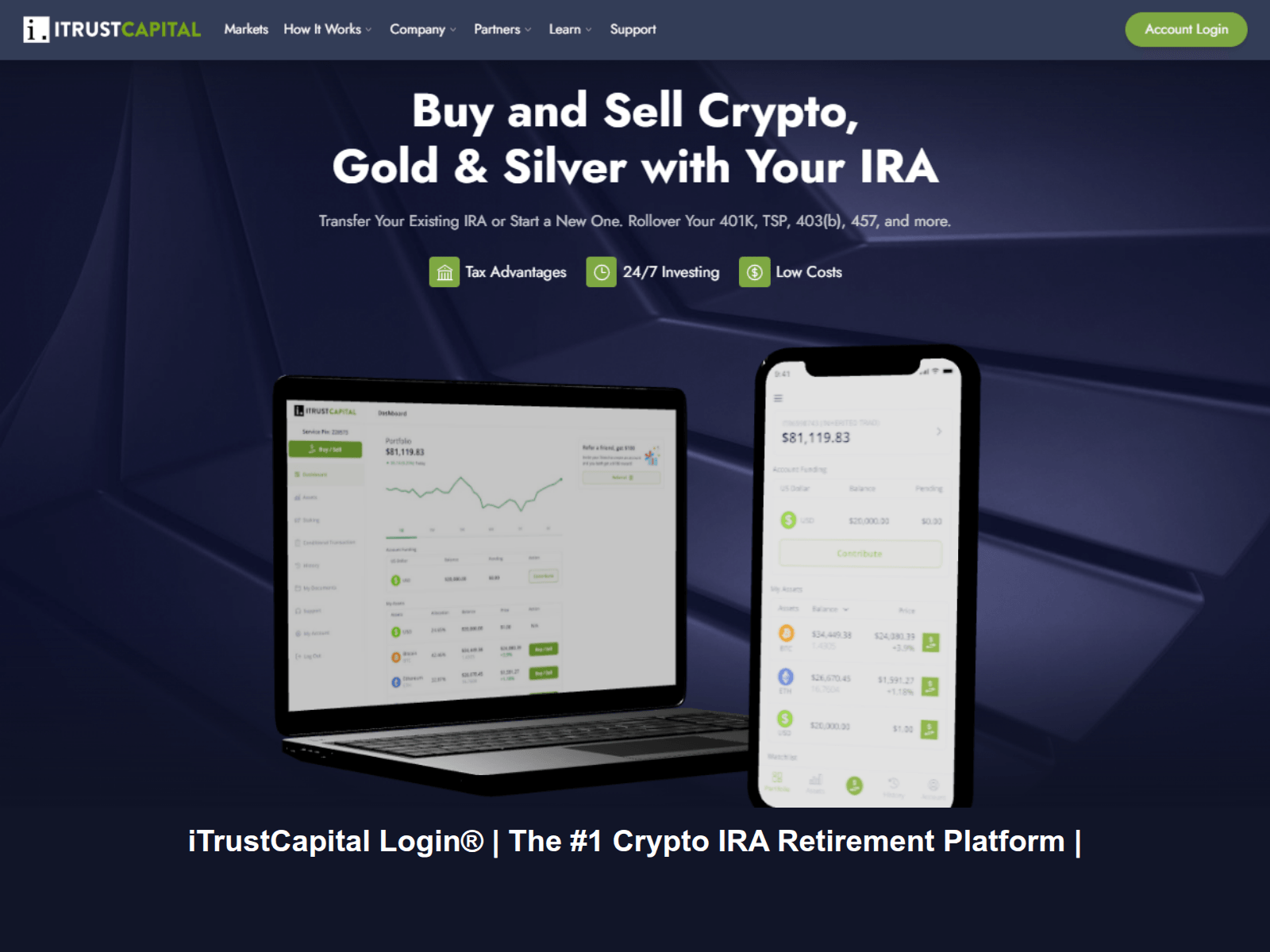 Screenshot of itruestcapitalloginc.webflow.io