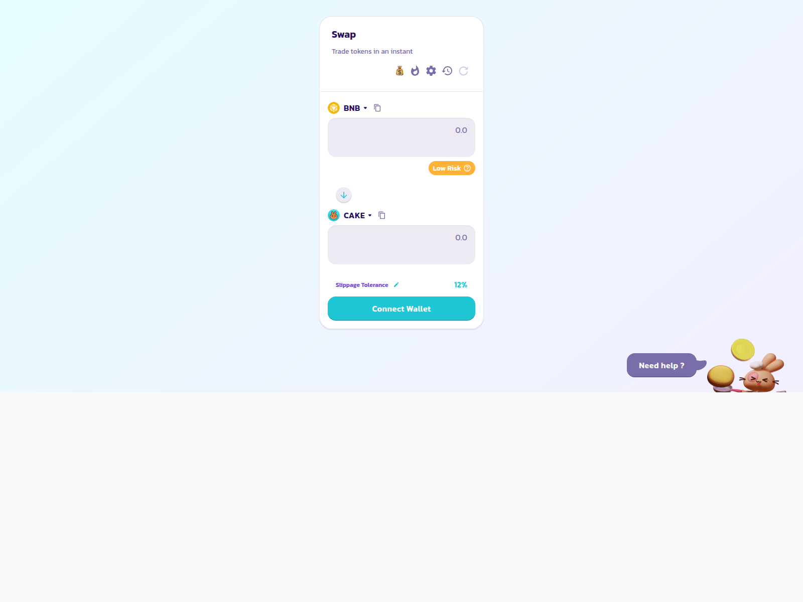 Screenshot of puncakeexchange.pages.dev