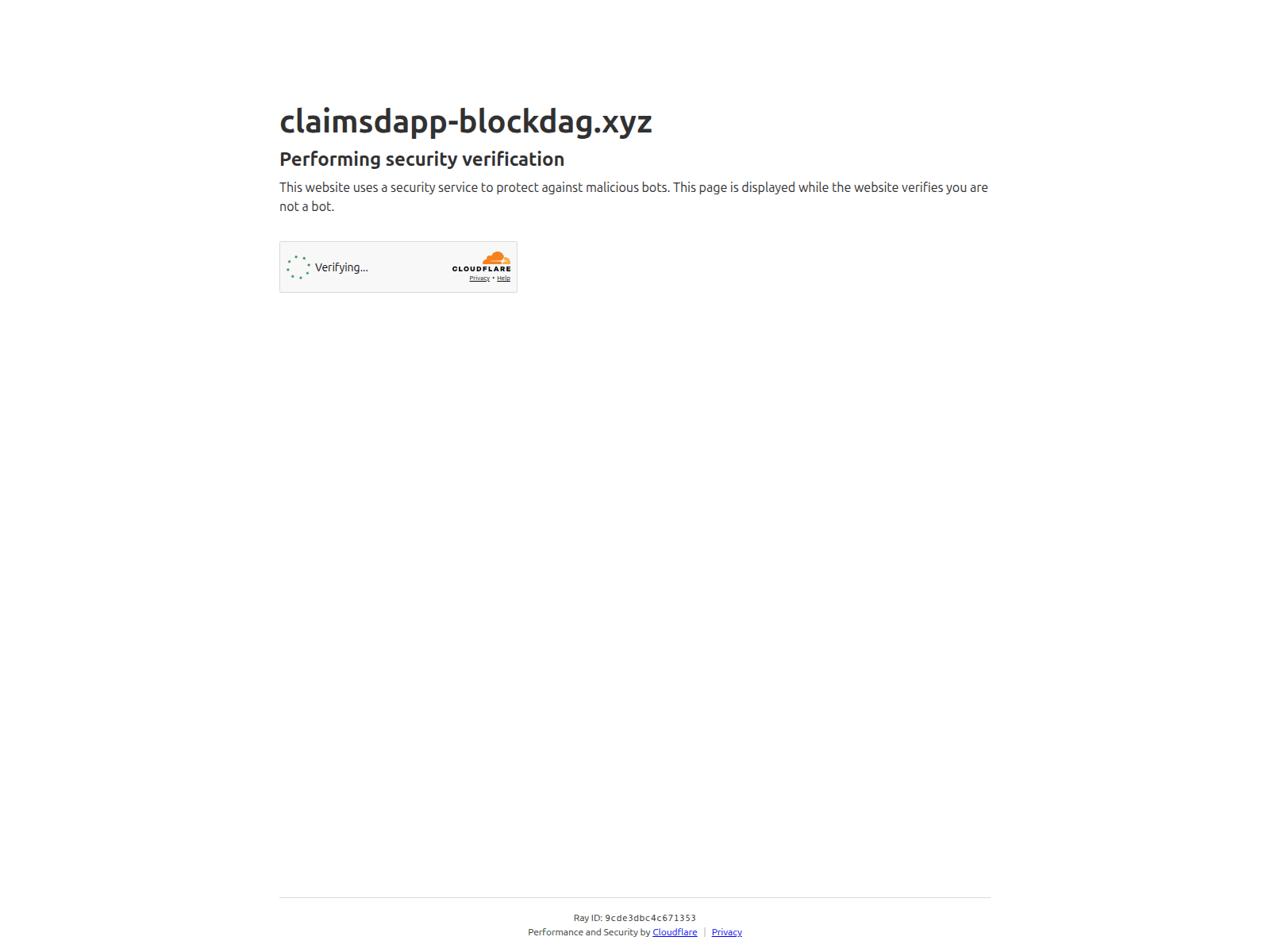 Screenshot of claimsdapp-blockdag.xyz
