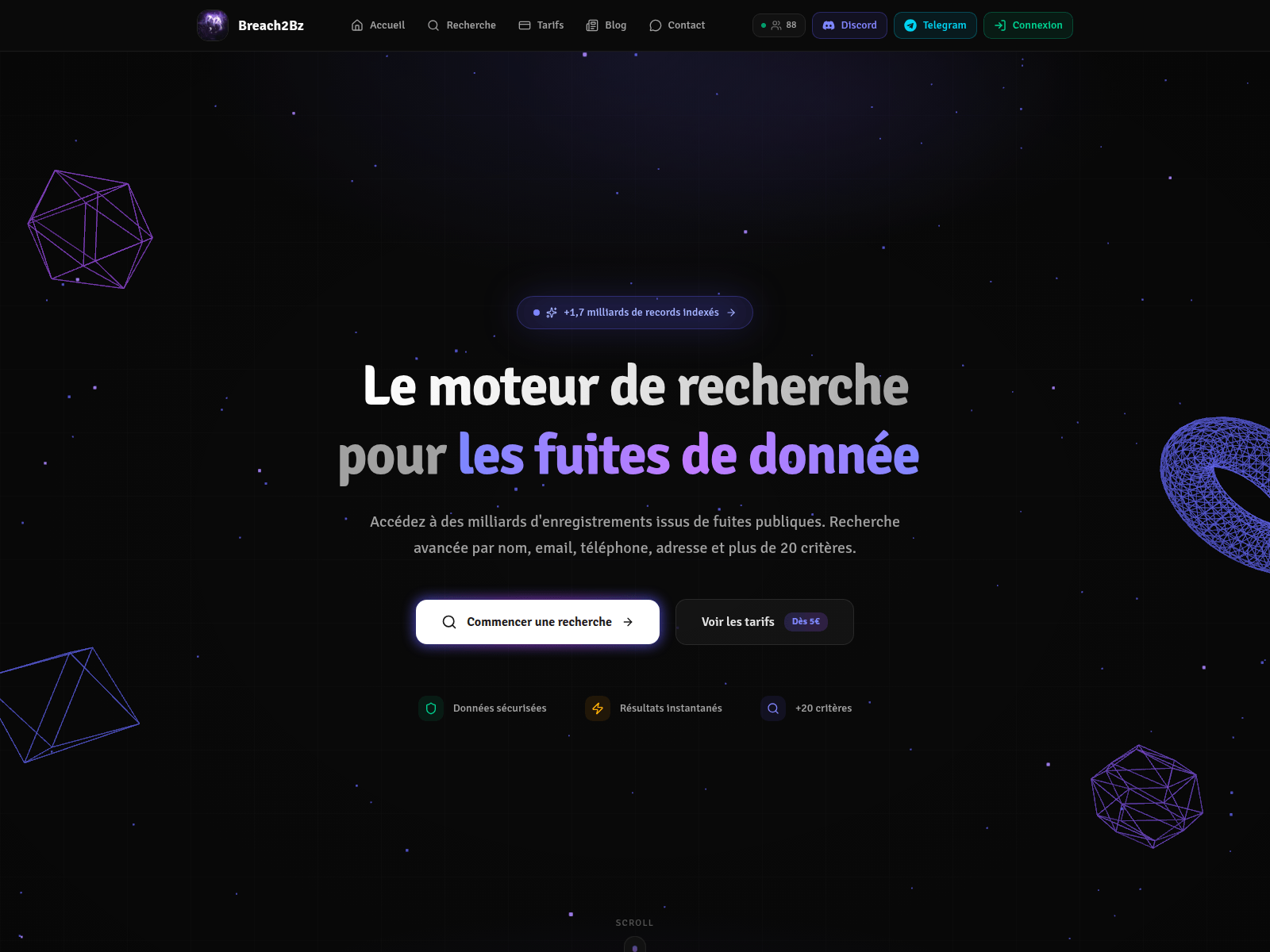 Screenshot of breach2bz.org