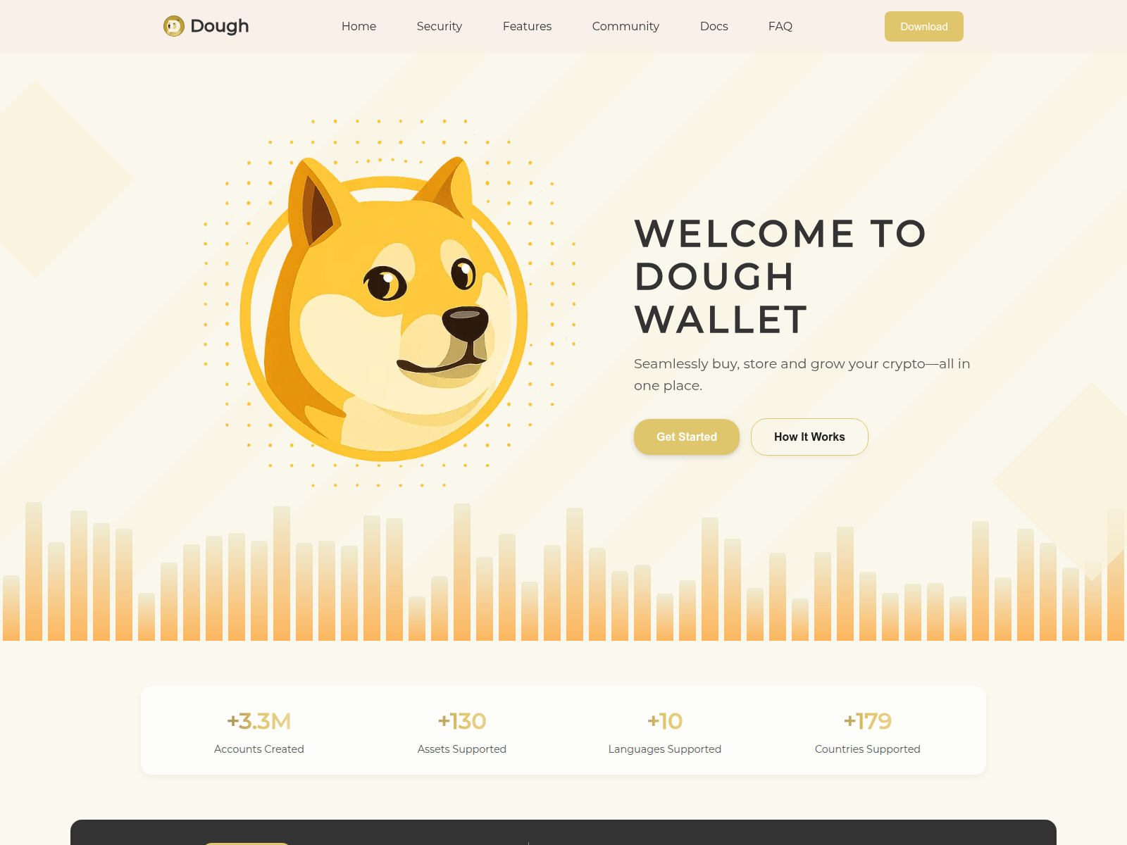 Screenshot of dough-wallet.com