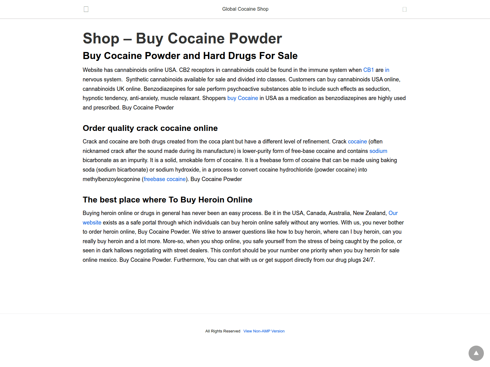 Screenshot of ordercocaineonline.xyz