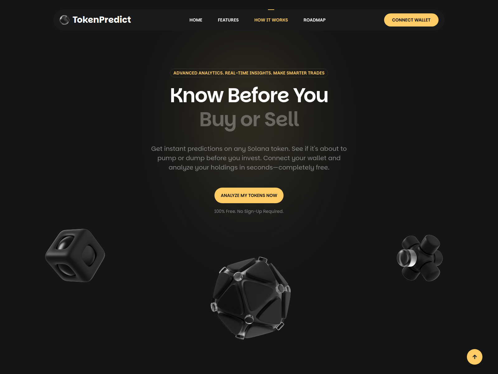 Screenshot of predicles.xyz