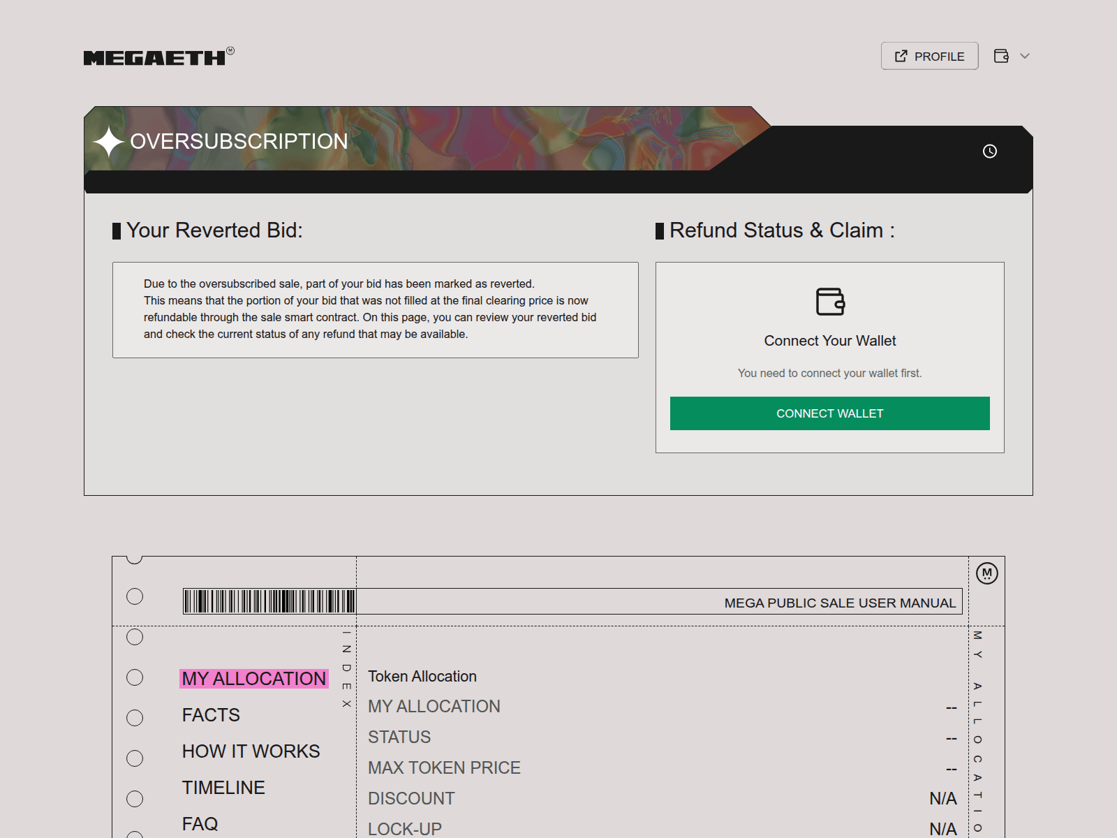 Screenshot of click.email.westfield.com